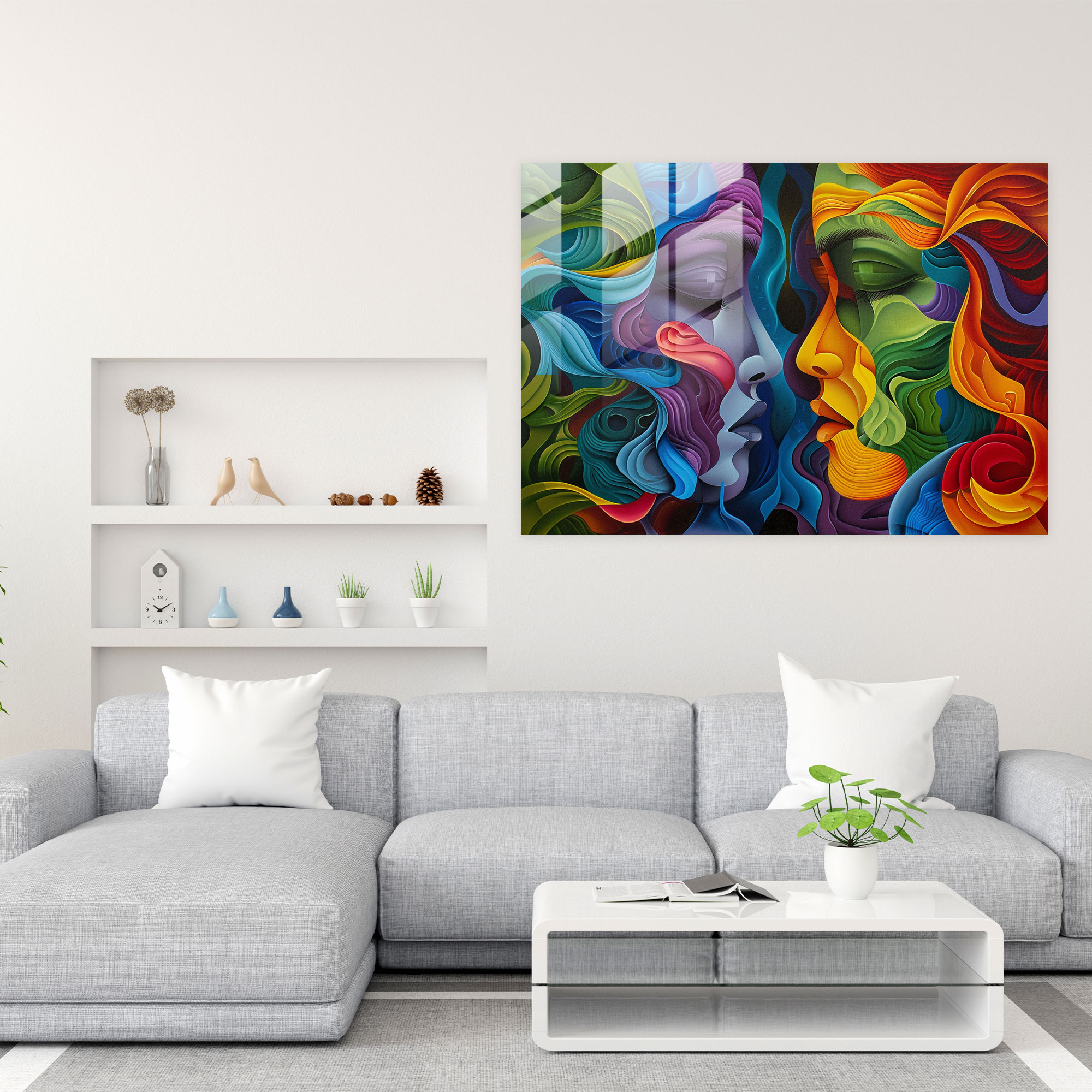 Surrealism Art Home Decoration - Surrealism Art, Home Decoration, Glass Print, Surrealism Art