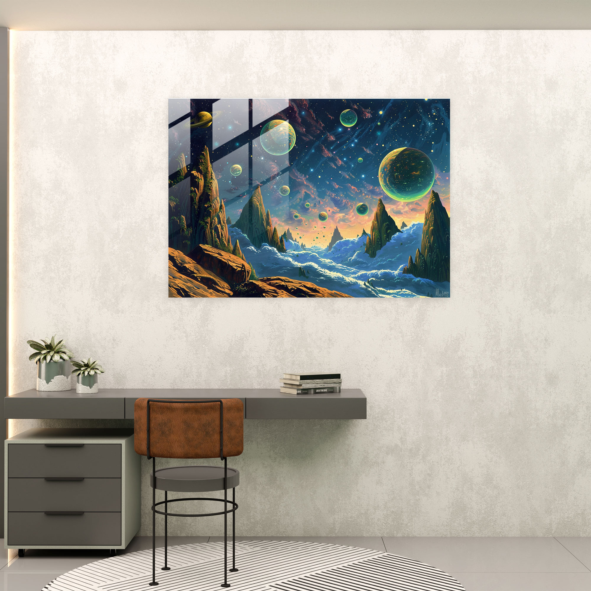 Surrealism Art Glass Print - Surrealism Art, Glass Wall Art, Glass Print, Surrealism Art