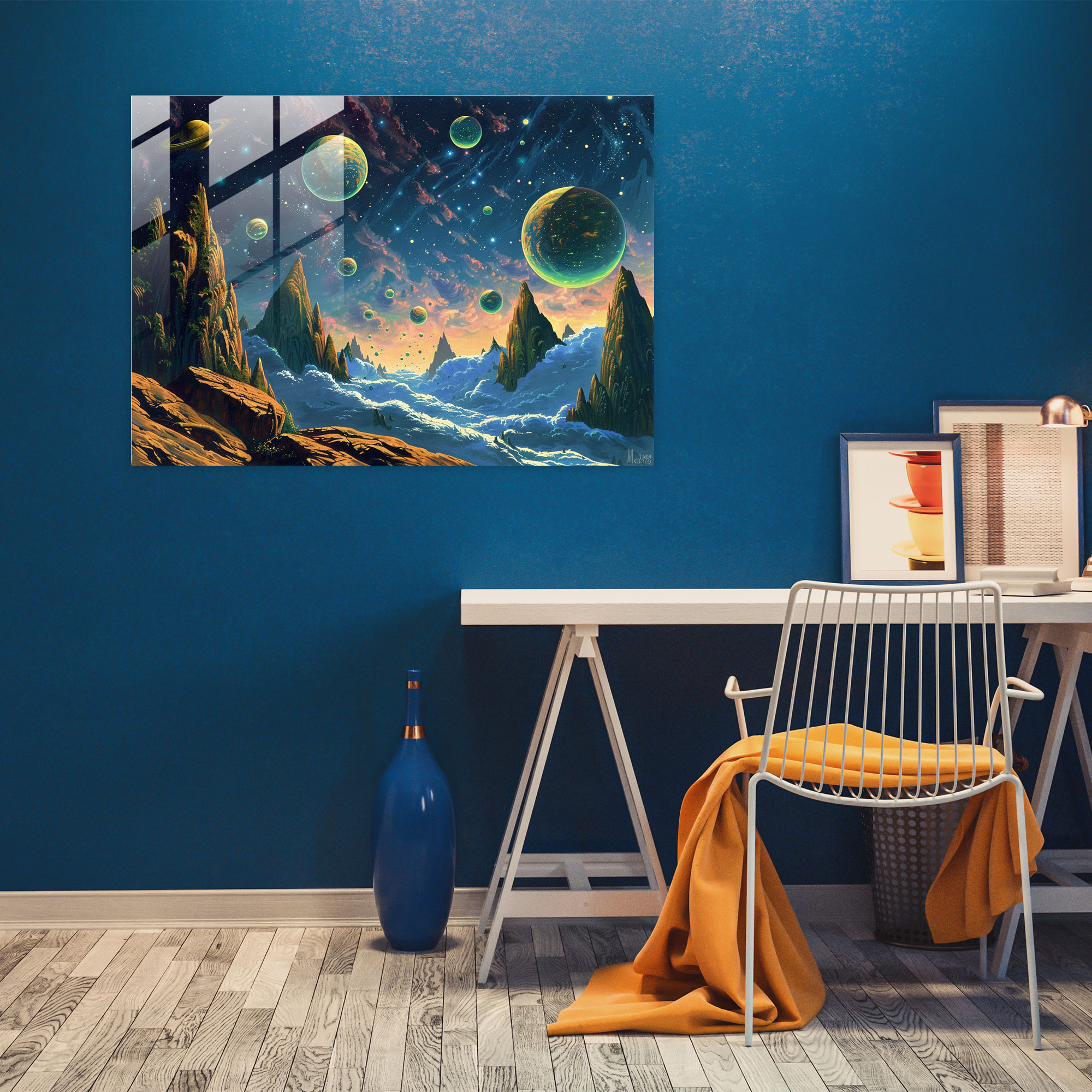 Surrealism Art Glass Print - Surrealism Art, Glass Wall Art, Glass Print, Surrealism Art