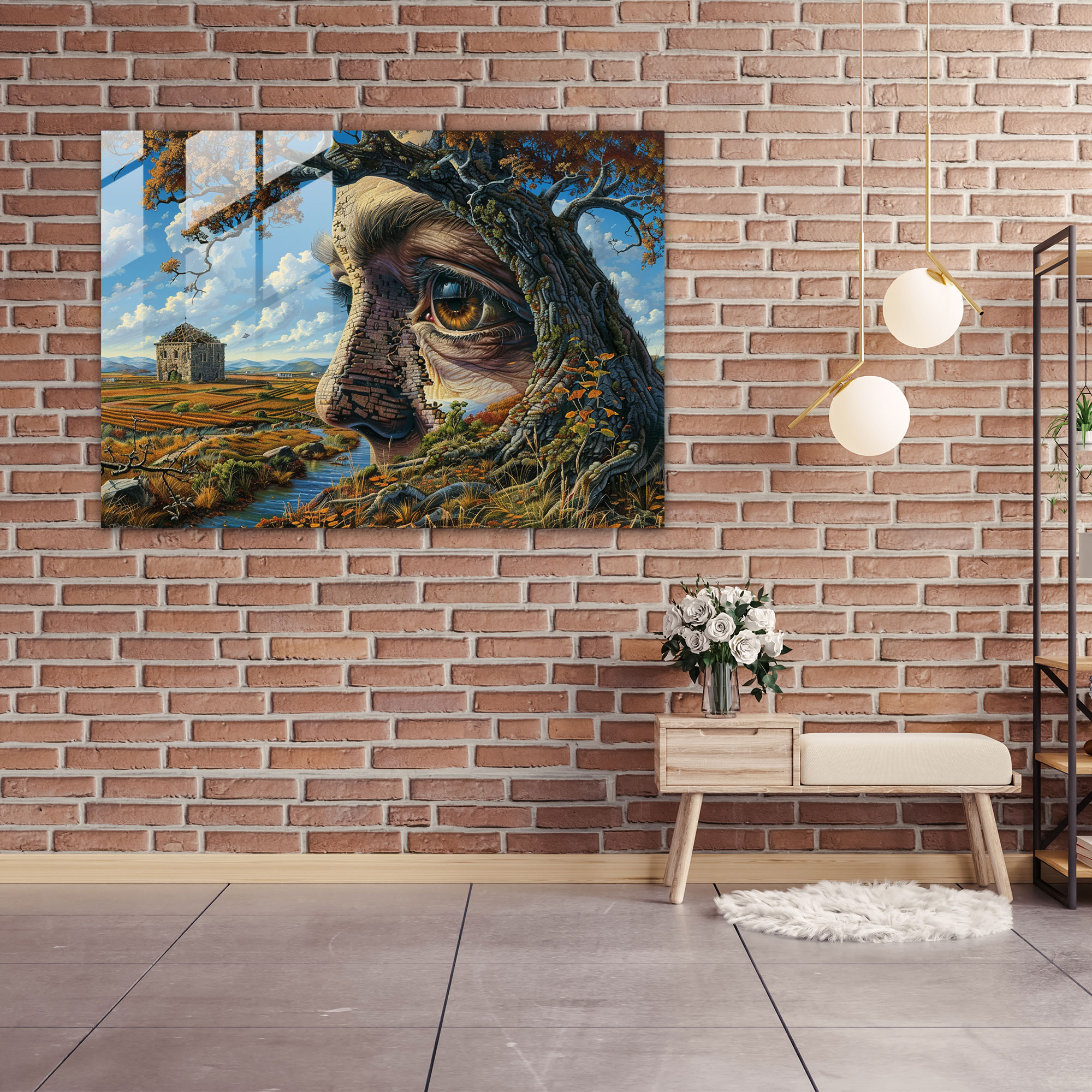Surrealism Home Decoration - Mind-Bending Illusions - Surrealism Art, Glass Print, Surrealism Art, Home Decoration