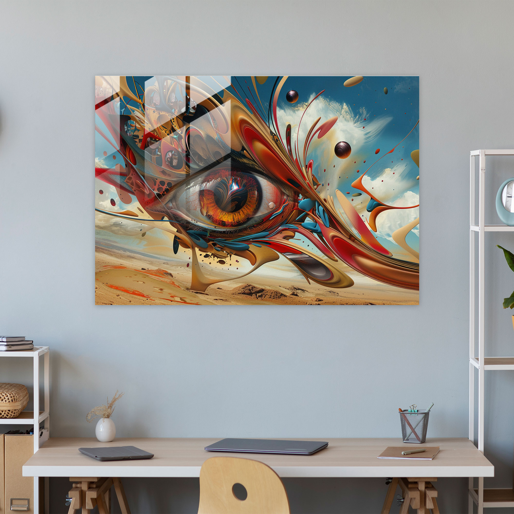 Surrealism Wall Decoration - Abstract Compositions - Surrealism Art, Glass Print, Surrealism Art, Abstract Art