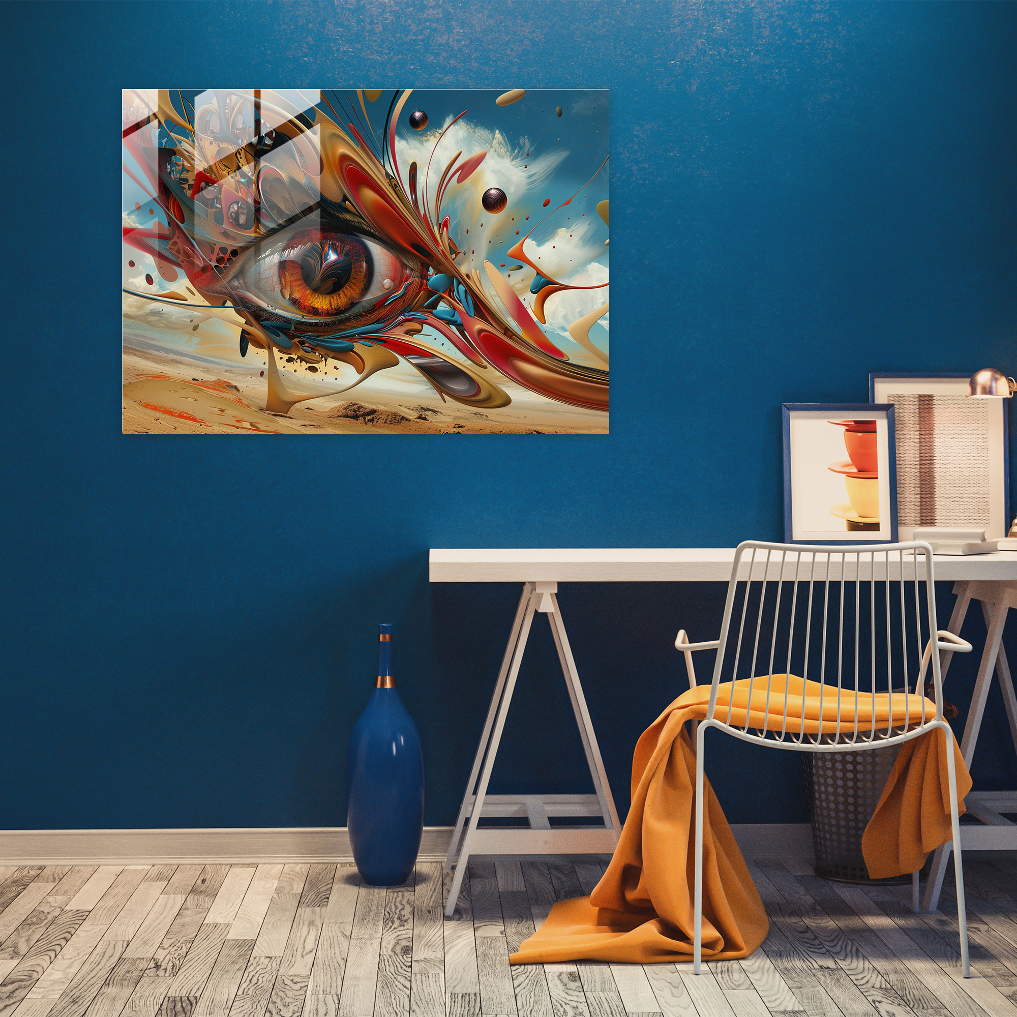 Surrealism Wall Decoration - Abstract Compositions - Surrealism Art, Glass Print, Surrealism Art, Abstract Art