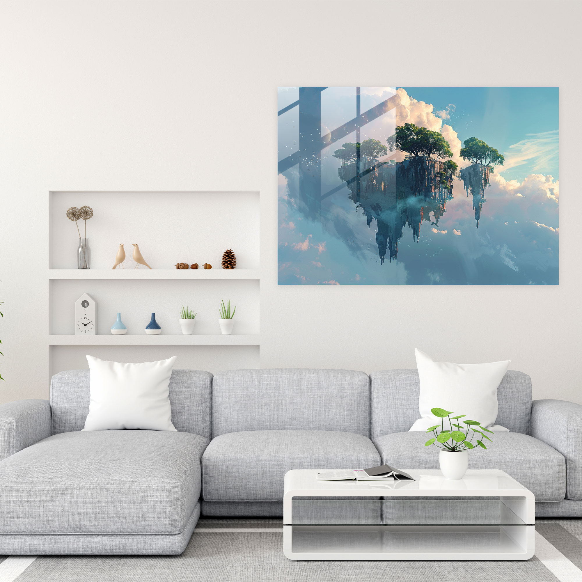Surrealism Art Glass Wall Art - Surrealism Art, Glass Wall Art, Surrealism Art, Wall Decoration