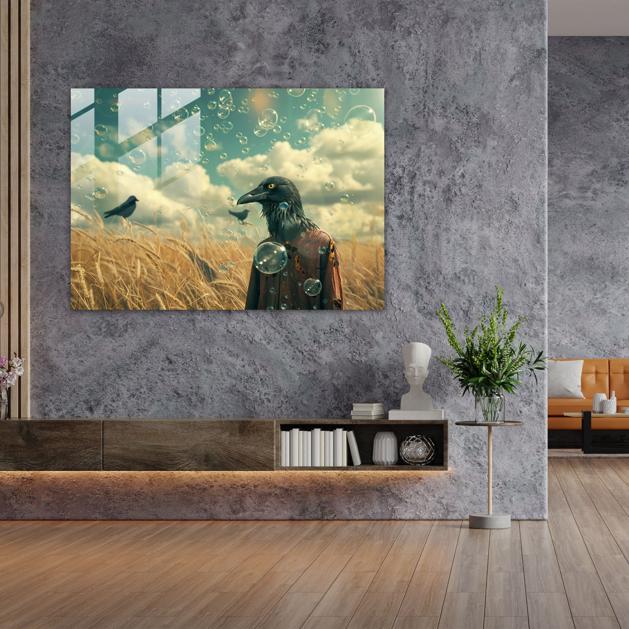 Surrealism Art Glass Art - Surrealism Art, Surrealism Art, Modern Art, Glass Art
