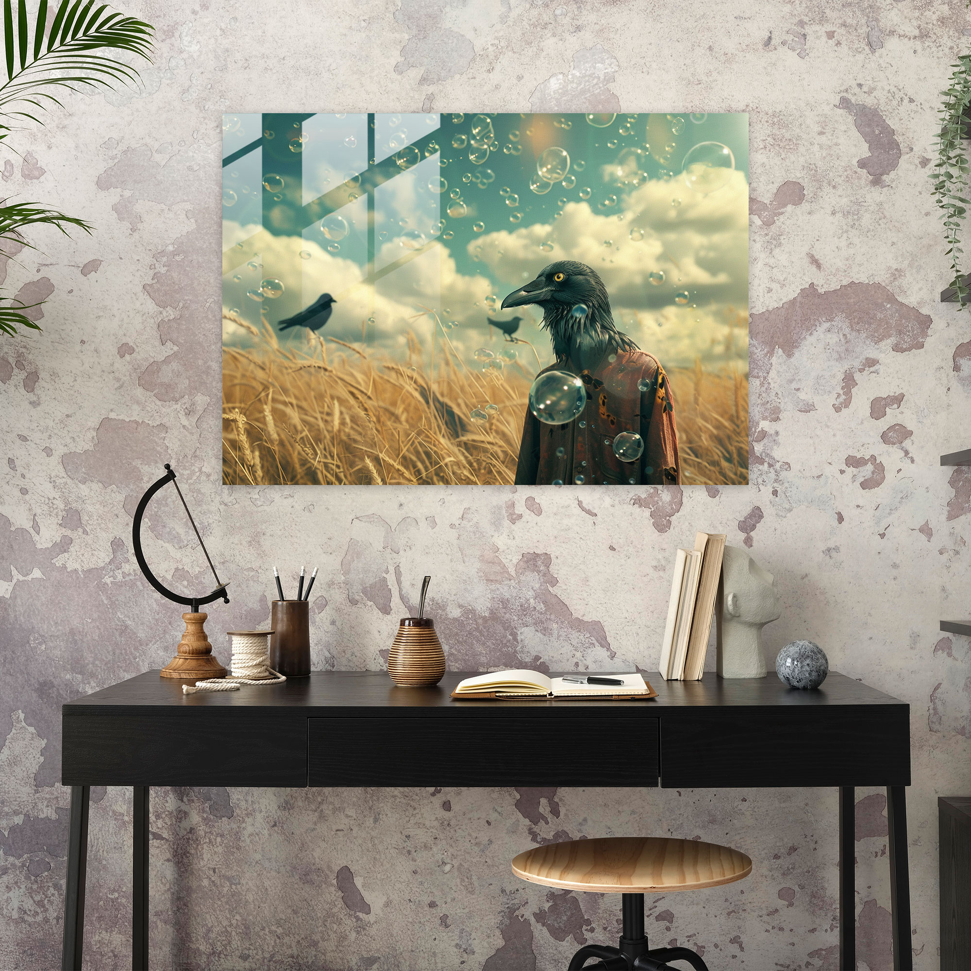 Surrealism Art Glass Art - Surrealism Art, Surrealism Art, Modern Art, Glass Art