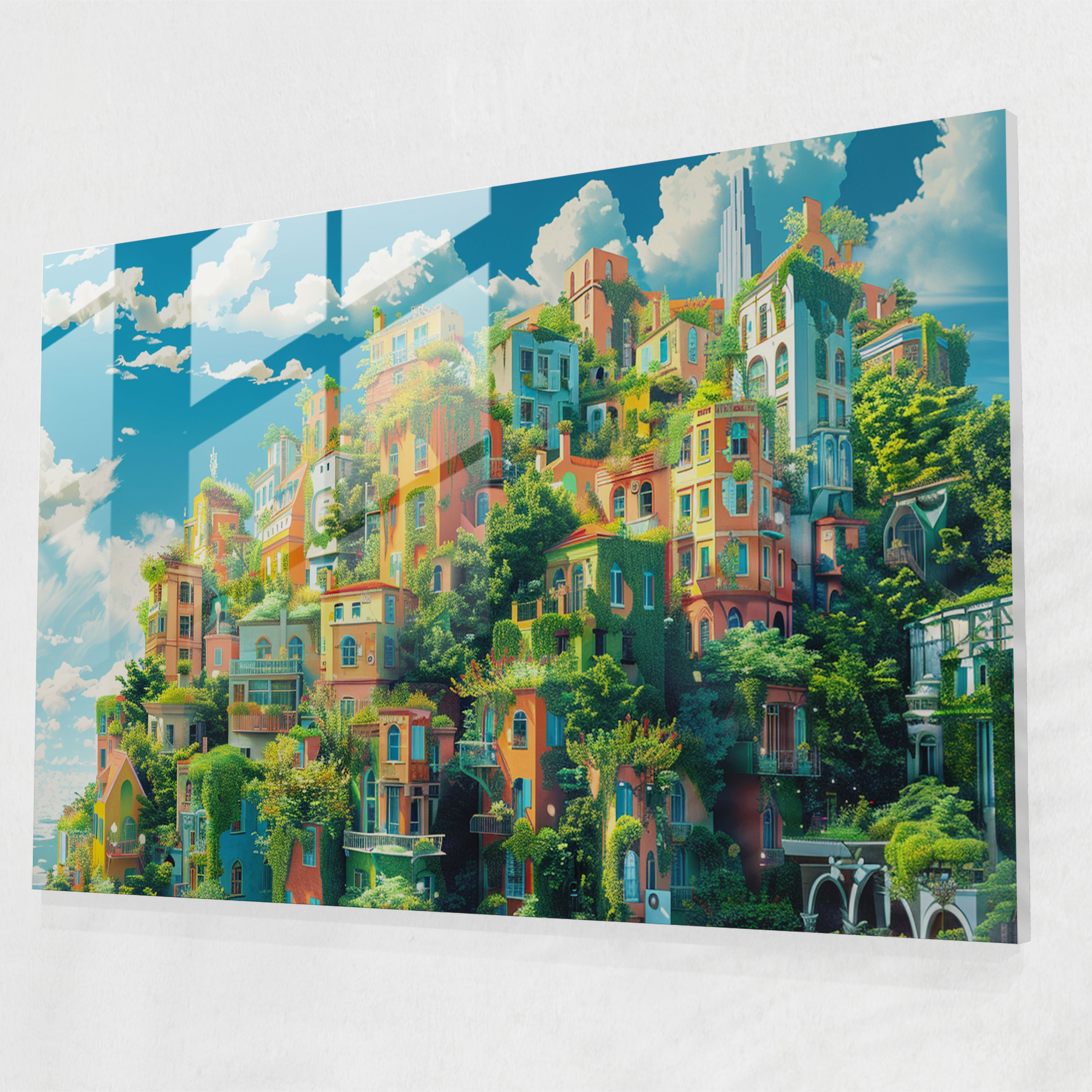 Surrealism Art Modern Art - Surrealism Art, Home Decoration, Glass Print, Surrealism Art