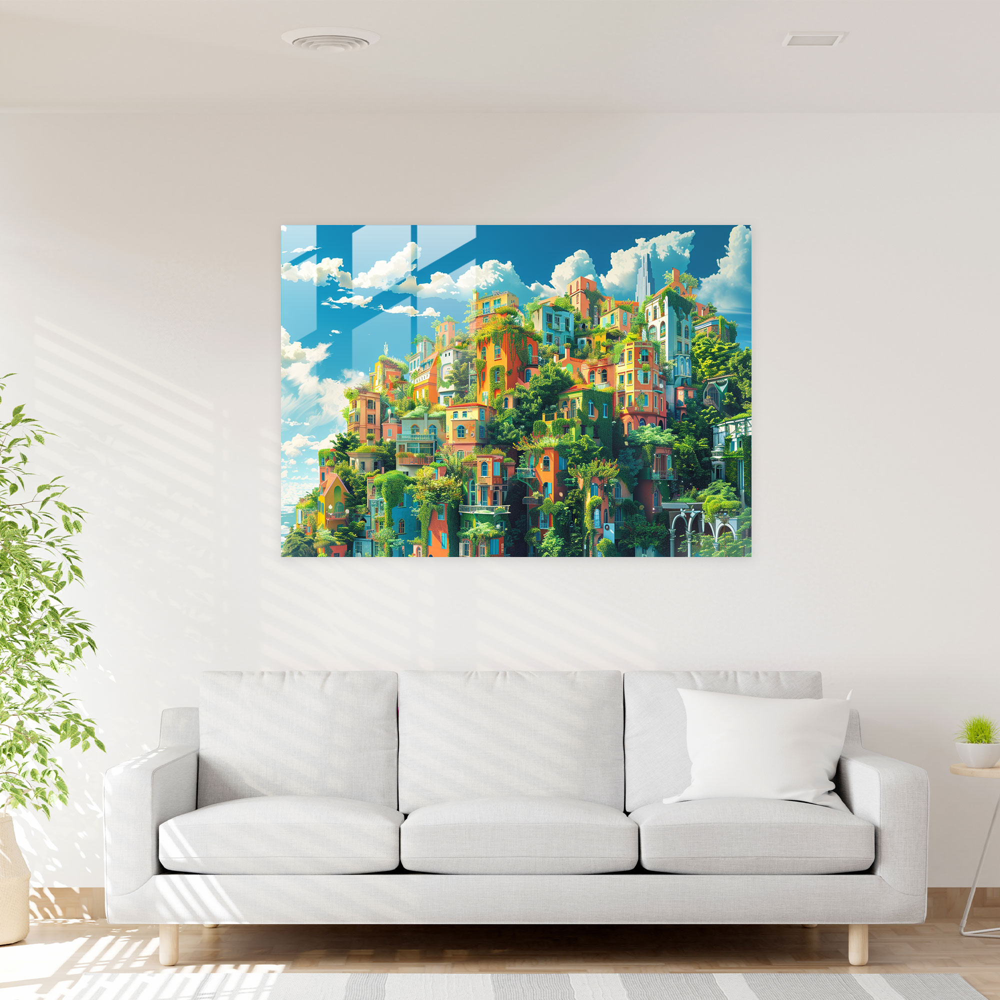 Surrealism Art Modern Art - Surrealism Art, Home Decoration, Glass Print, Surrealism Art