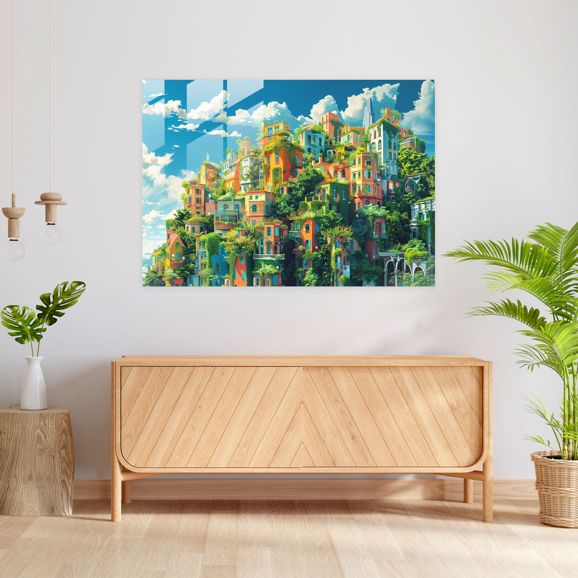 Surrealism Art Modern Art - Surrealism Art, Home Decoration, Glass Print, Surrealism Art