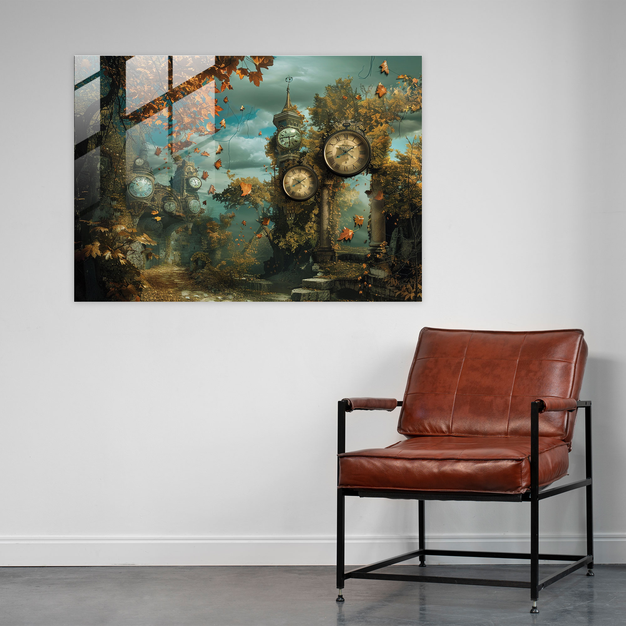 Surrealism Otherworldly Garden Wall Decoration - Surrealism Art, Glass Art, Wall Decoration, Otherworldly Garden