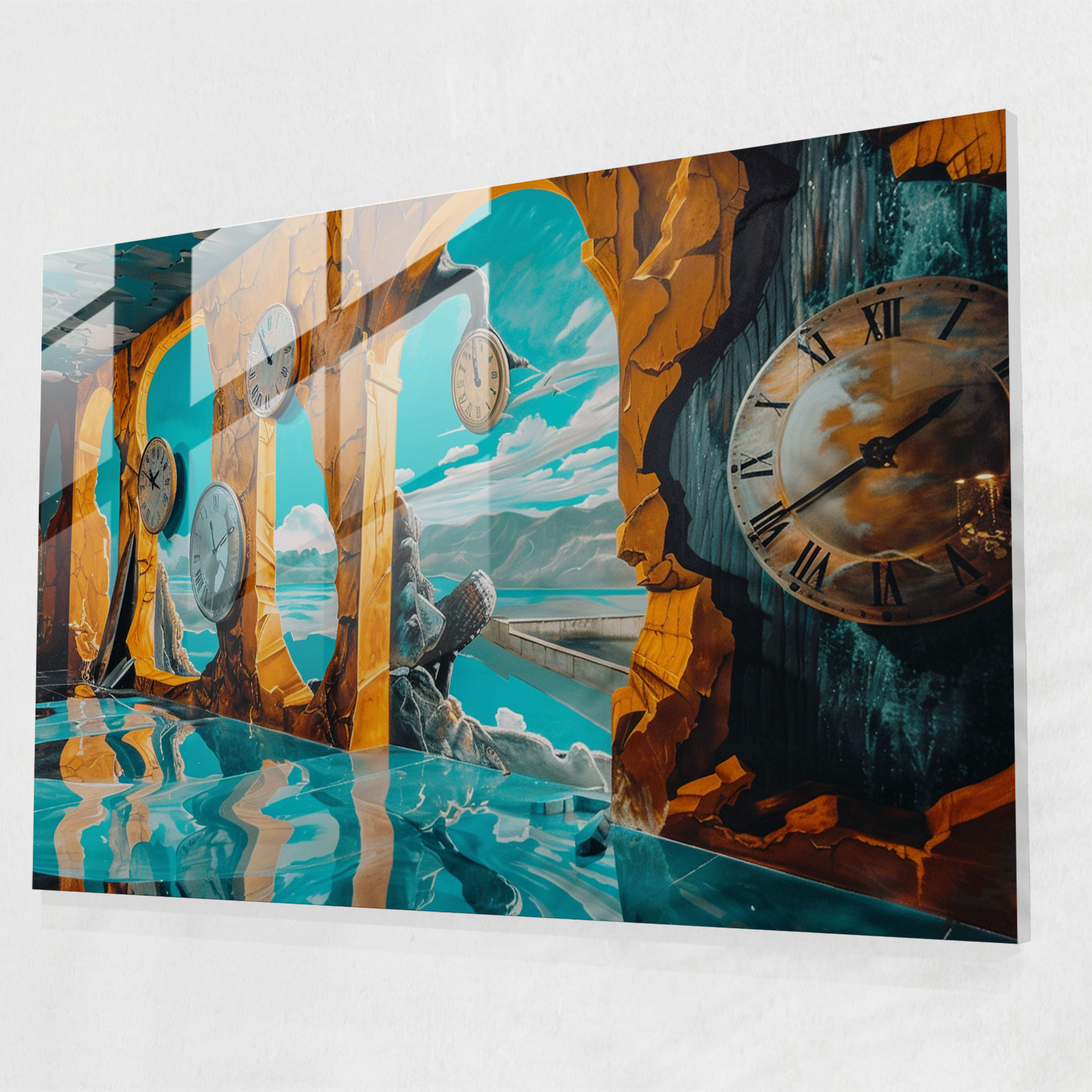 Surrealism Dali's Playground Home Decoration - Surrealism Art, Surrealism Art, Home Decoration, Morphing Shapes
