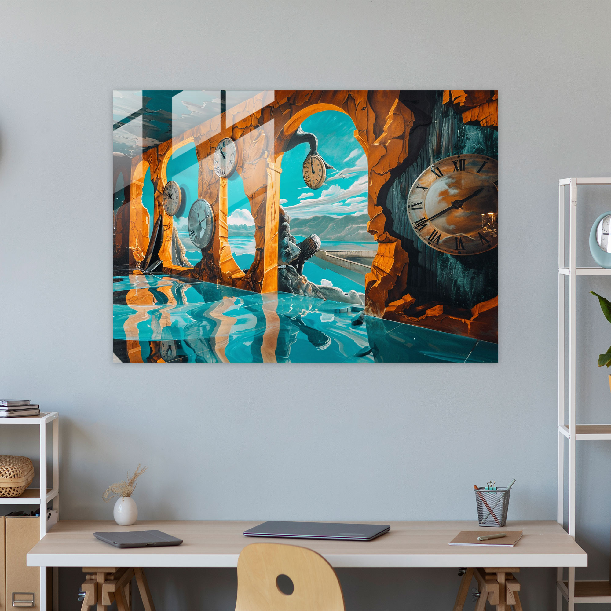 Surrealism Dali's Playground Home Decoration - Surrealism Art, Surrealism Art, Home Decoration, Morphing Shapes