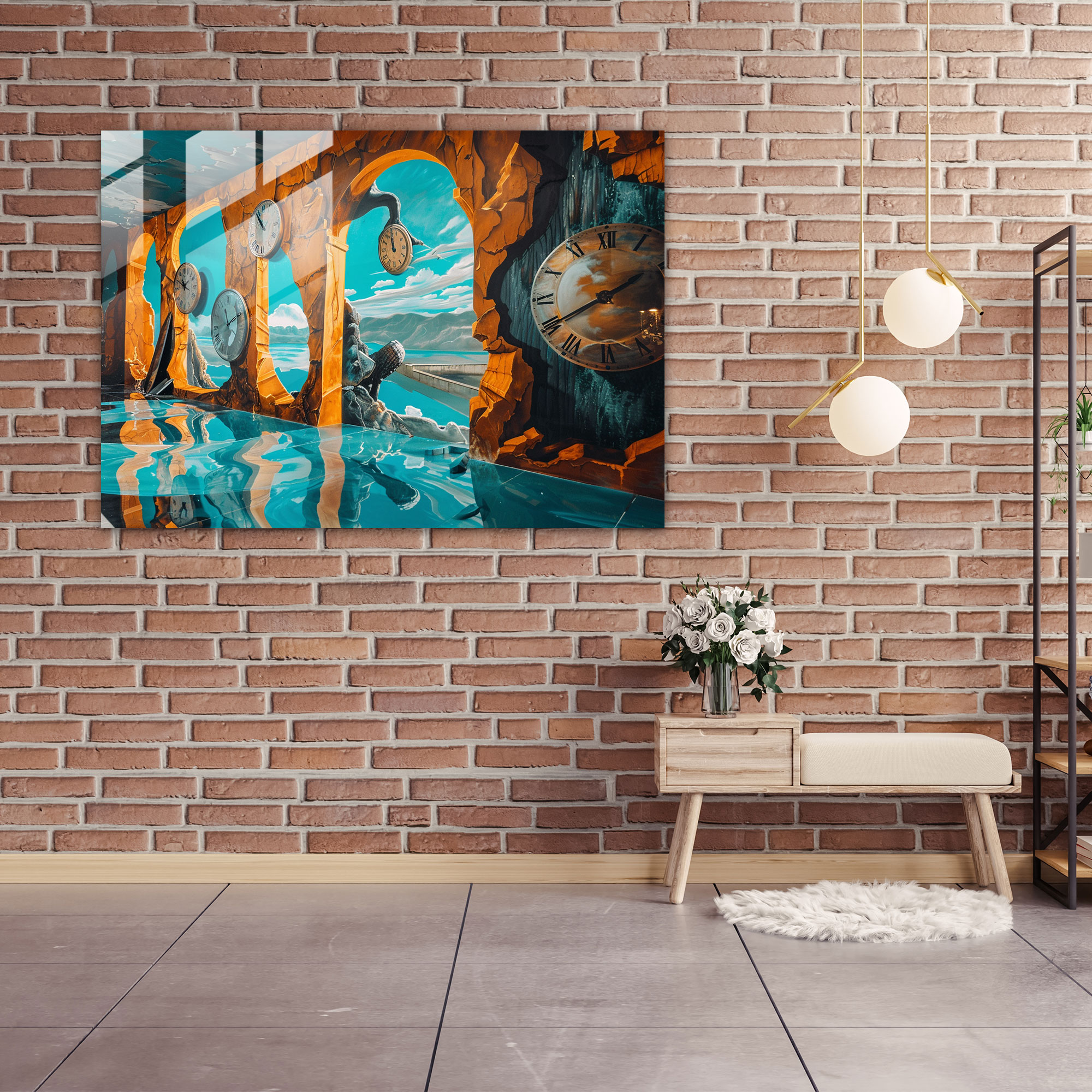 Surrealism Dali's Playground Home Decoration - Surrealism Art, Surrealism Art, Home Decoration, Morphing Shapes