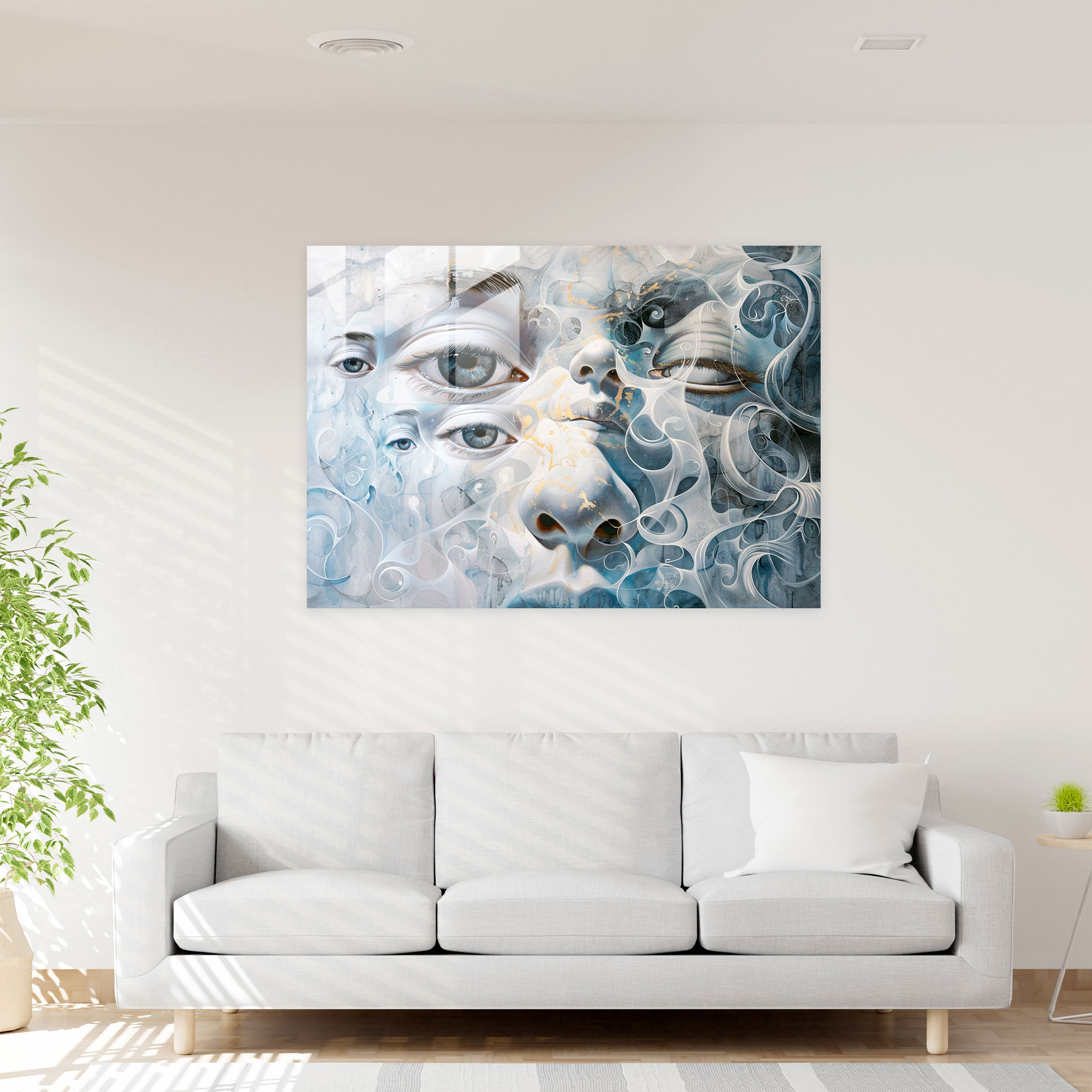 Surrealism Ethereal Visions Wall Decoration - Surrealism Art, Ethereal Visions, Wall Decoration, Glass Art