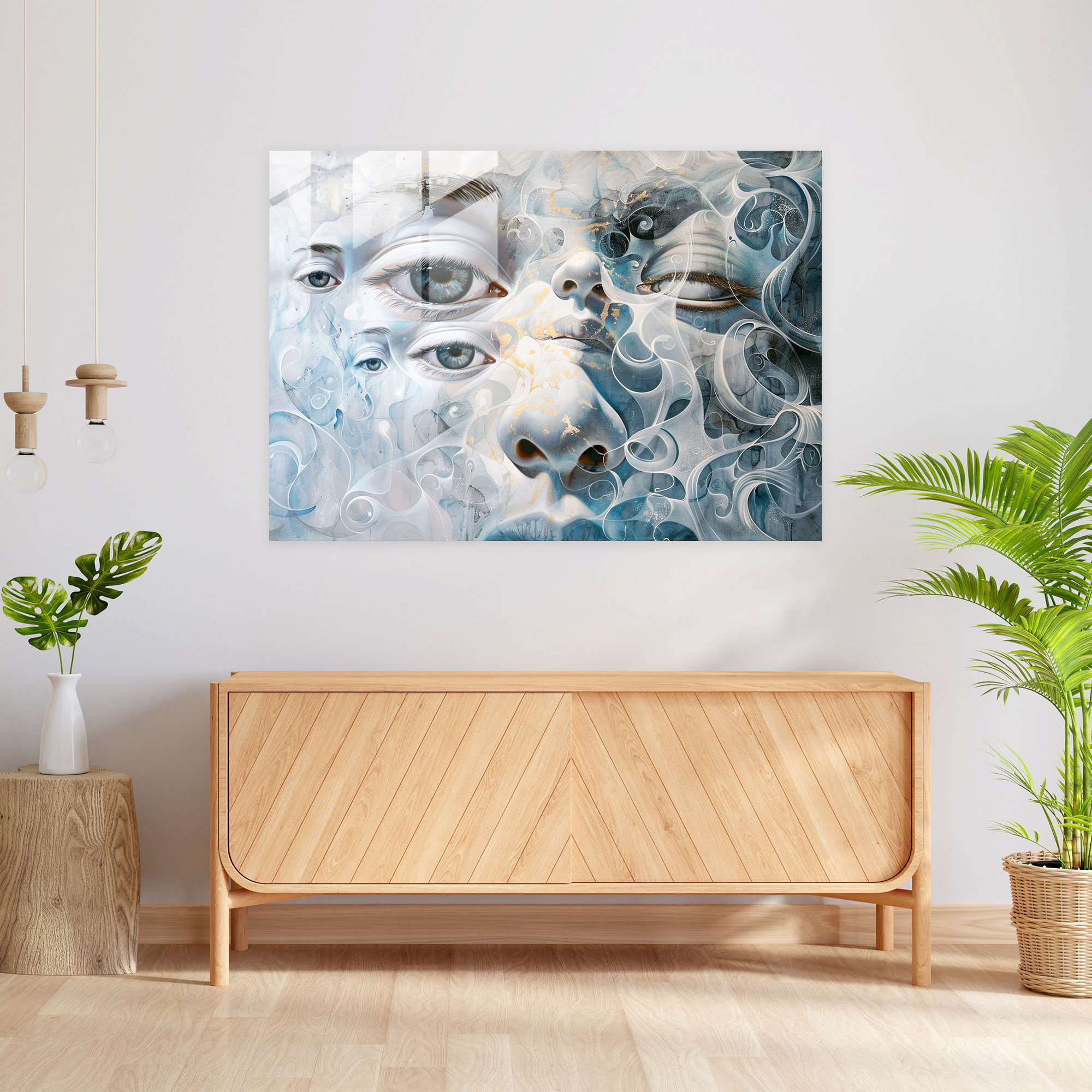 Surrealism Ethereal Visions Wall Decoration - Surrealism Art, Ethereal Visions, Wall Decoration, Glass Art