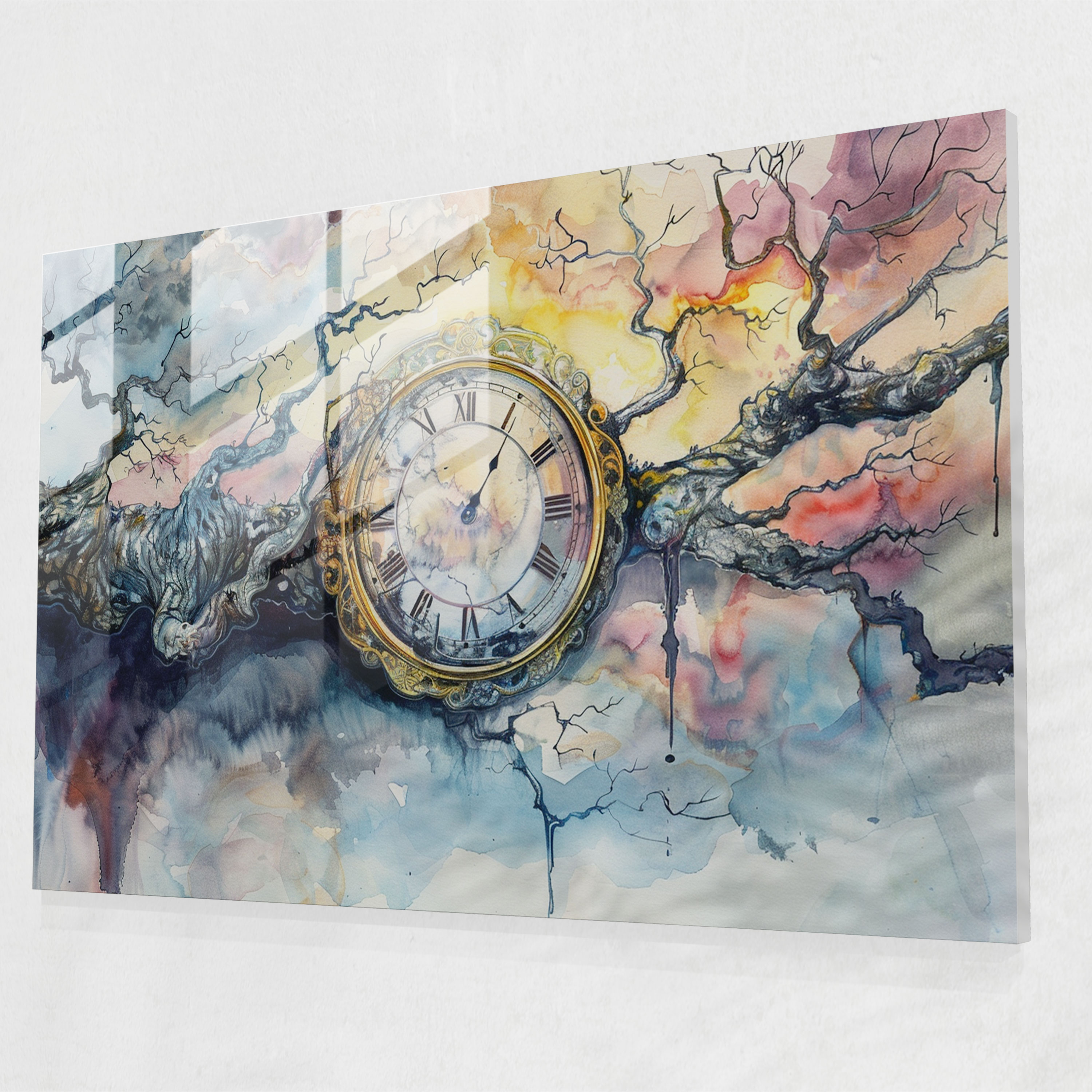 Surrealism Art Glass Wall Art - Surrealism Art, Glass Print, Surrealism Art, Glass Wall Art