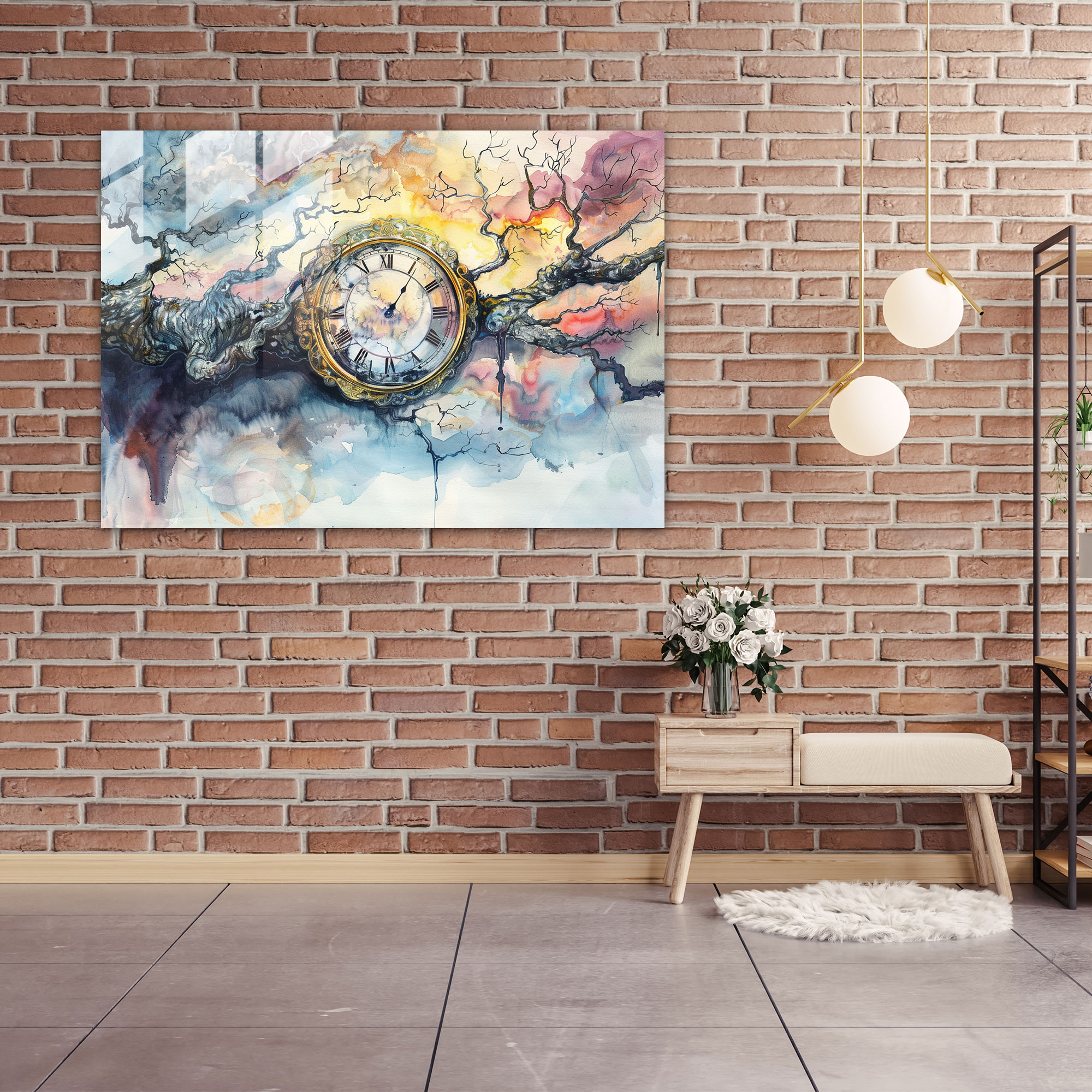 Surrealism Art Glass Wall Art - Surrealism Art, Glass Print, Surrealism Art, Glass Wall Art