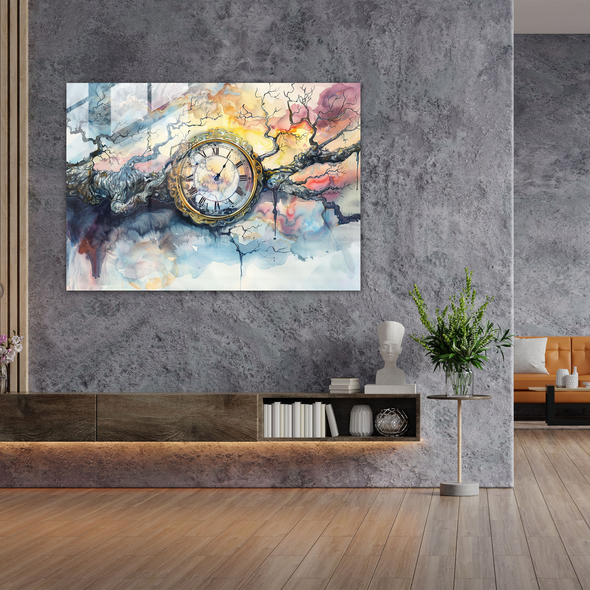 Surrealism Art Glass Wall Art - Surrealism Art, Glass Print, Surrealism Art, Glass Wall Art