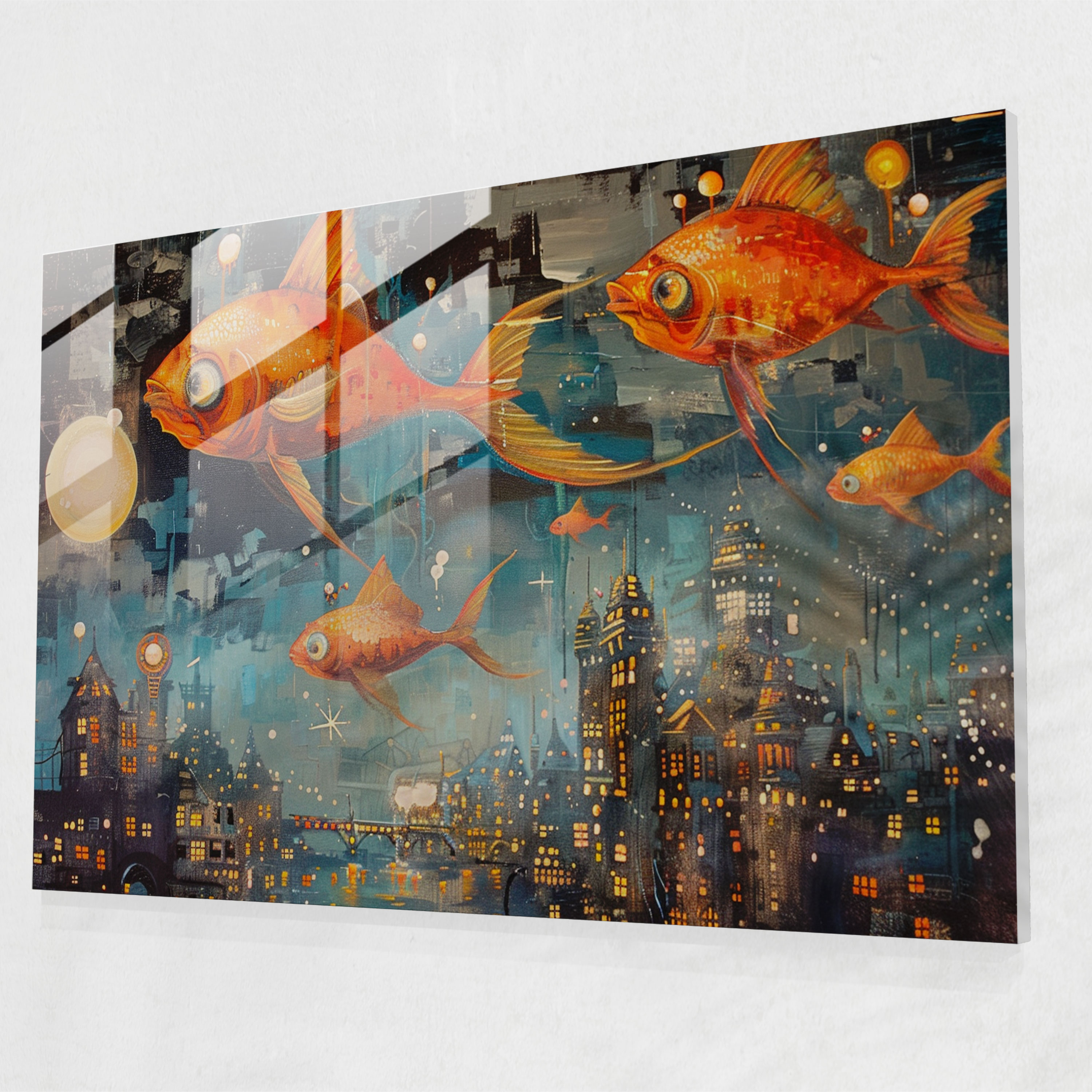 Surrealism Art Home Decoration - Surrealism Art, Glass Art, Glass Print, Home Decoration