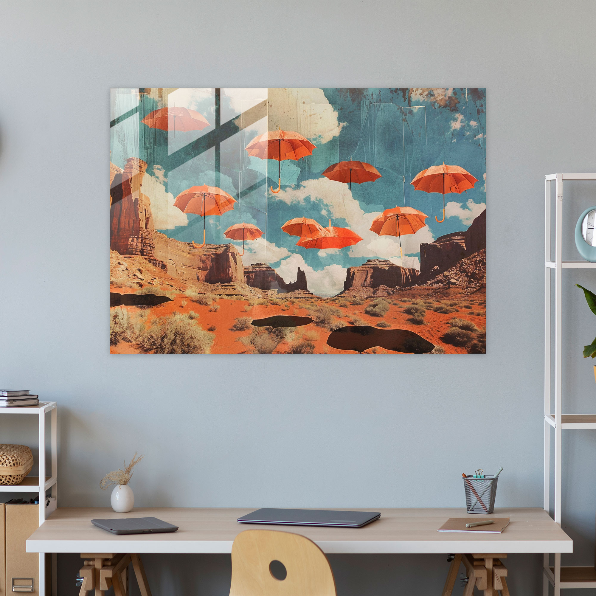 Surrealism Art Glass Wall Art - Surrealism Art, Glass Wall Art, Glass Print, Wall Decoration