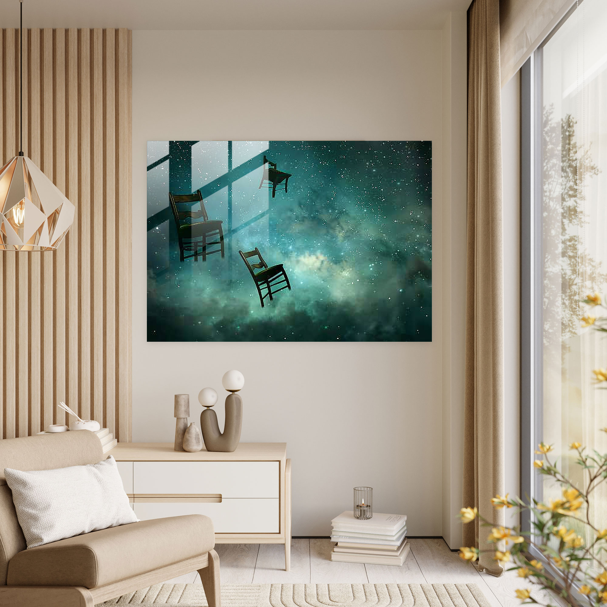 Surrealism Art Wall Decoration - Surrealism Art, Glass Print, Modern Art, Glass Art