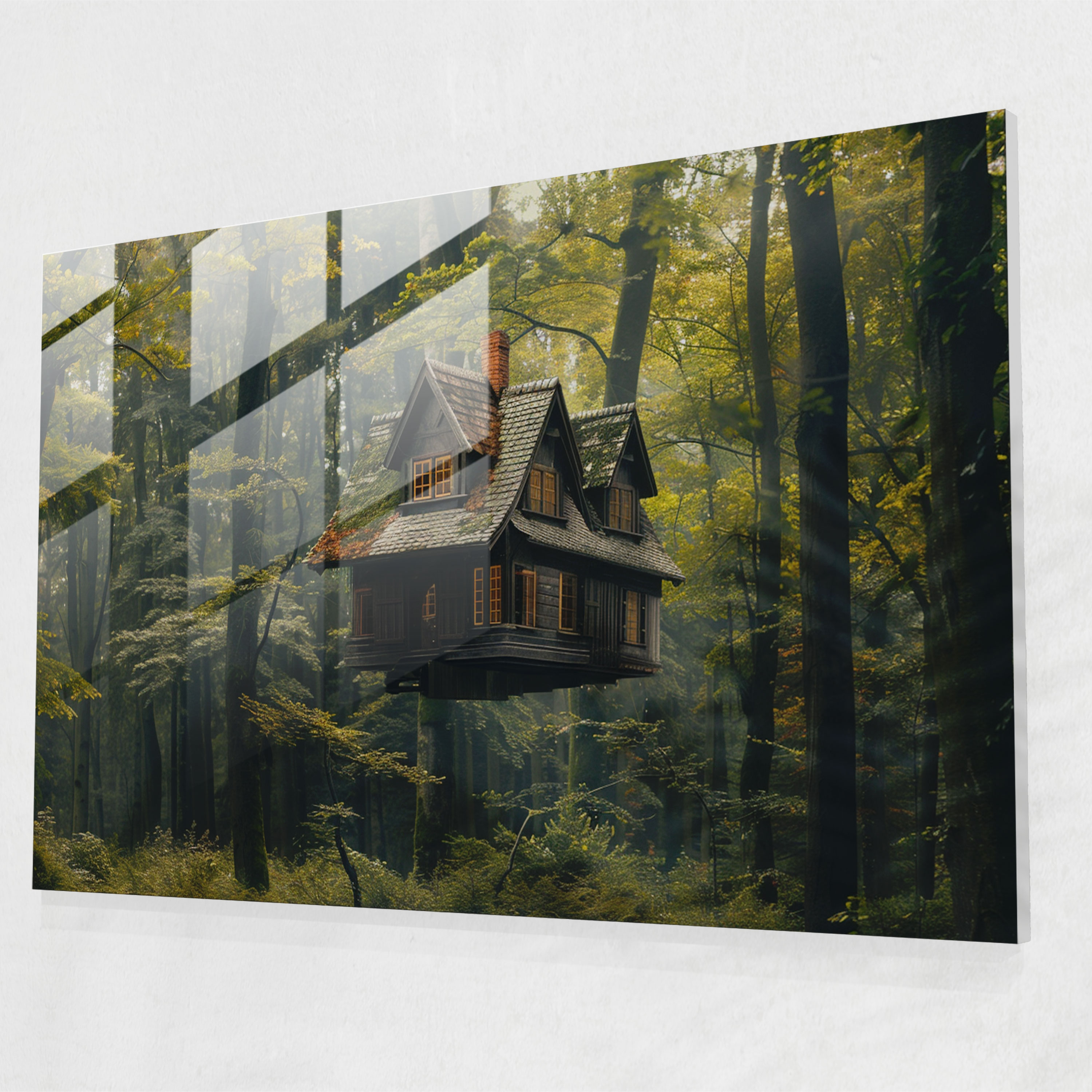 Surrealism Art Glass Wall Art - Surrealism Art, Glass Wall Art, Home Decoration, Surrealism Art