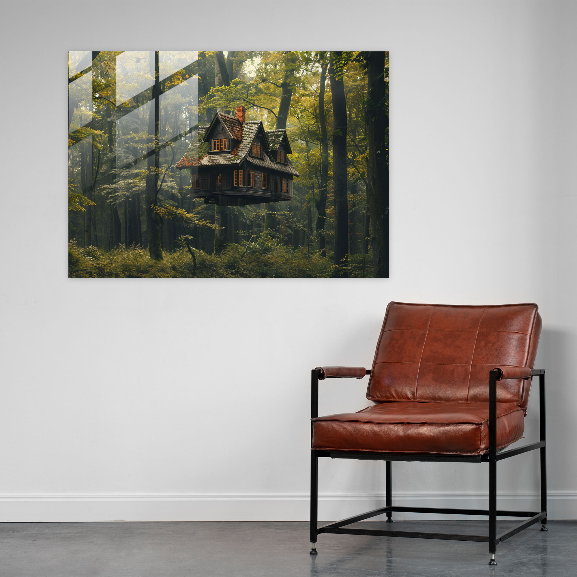 Surrealism Art Glass Wall Art - Surrealism Art, Glass Wall Art, Home Decoration, Surrealism Art