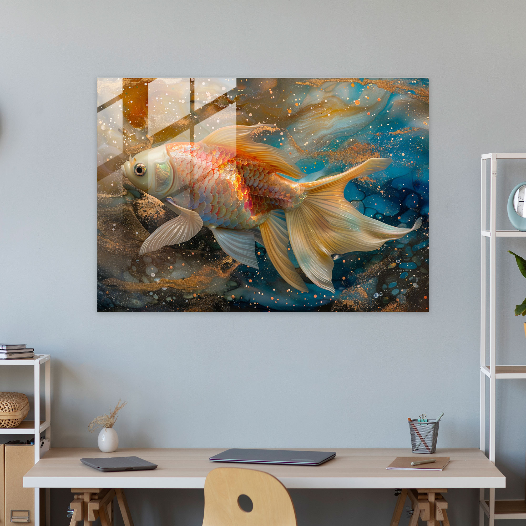Starfish Glass Wall Art - Surrealism Art, Surrealism Art, Wall Decoration, Modern Art