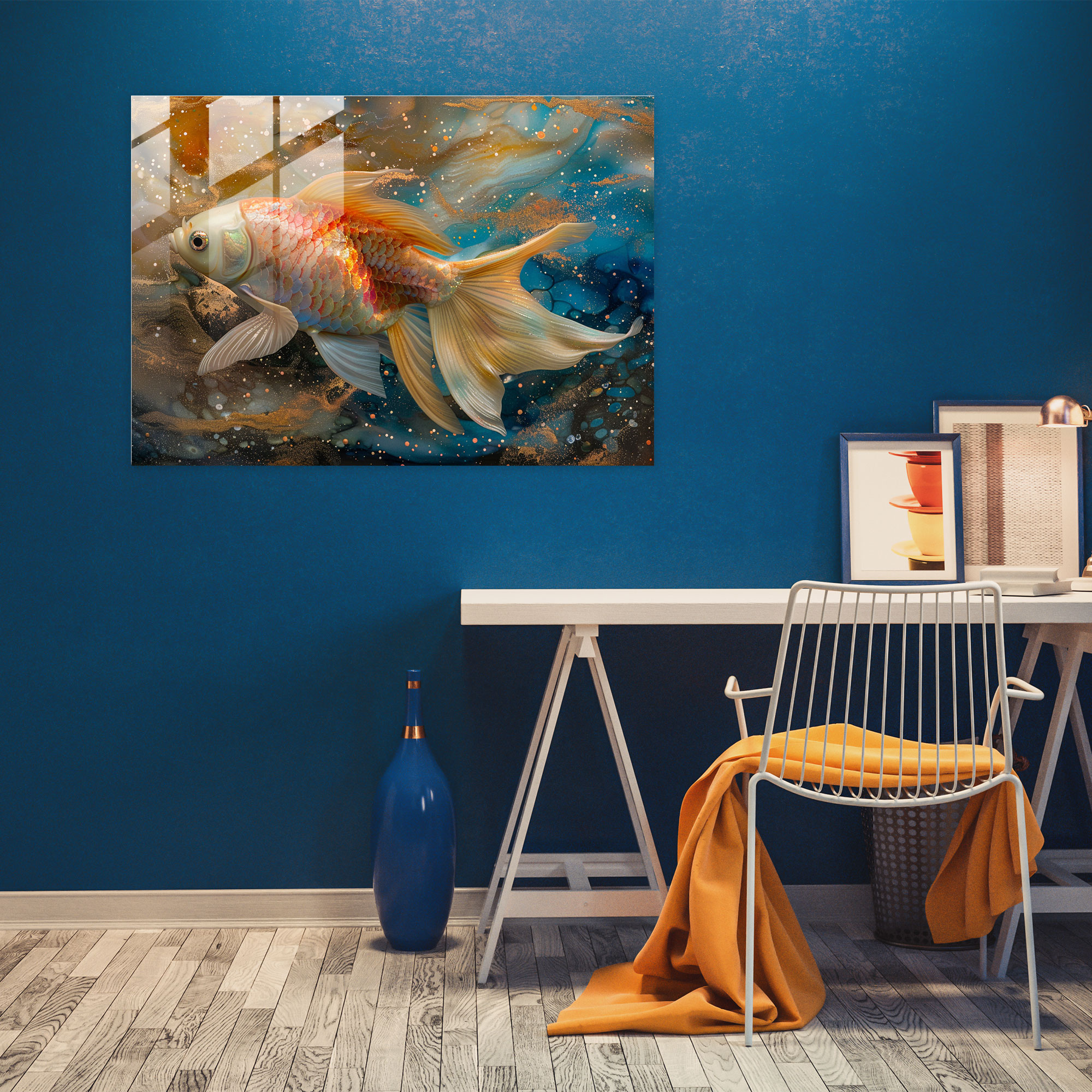 Starfish Glass Wall Art - Surrealism Art, Surrealism Art, Wall Decoration, Modern Art