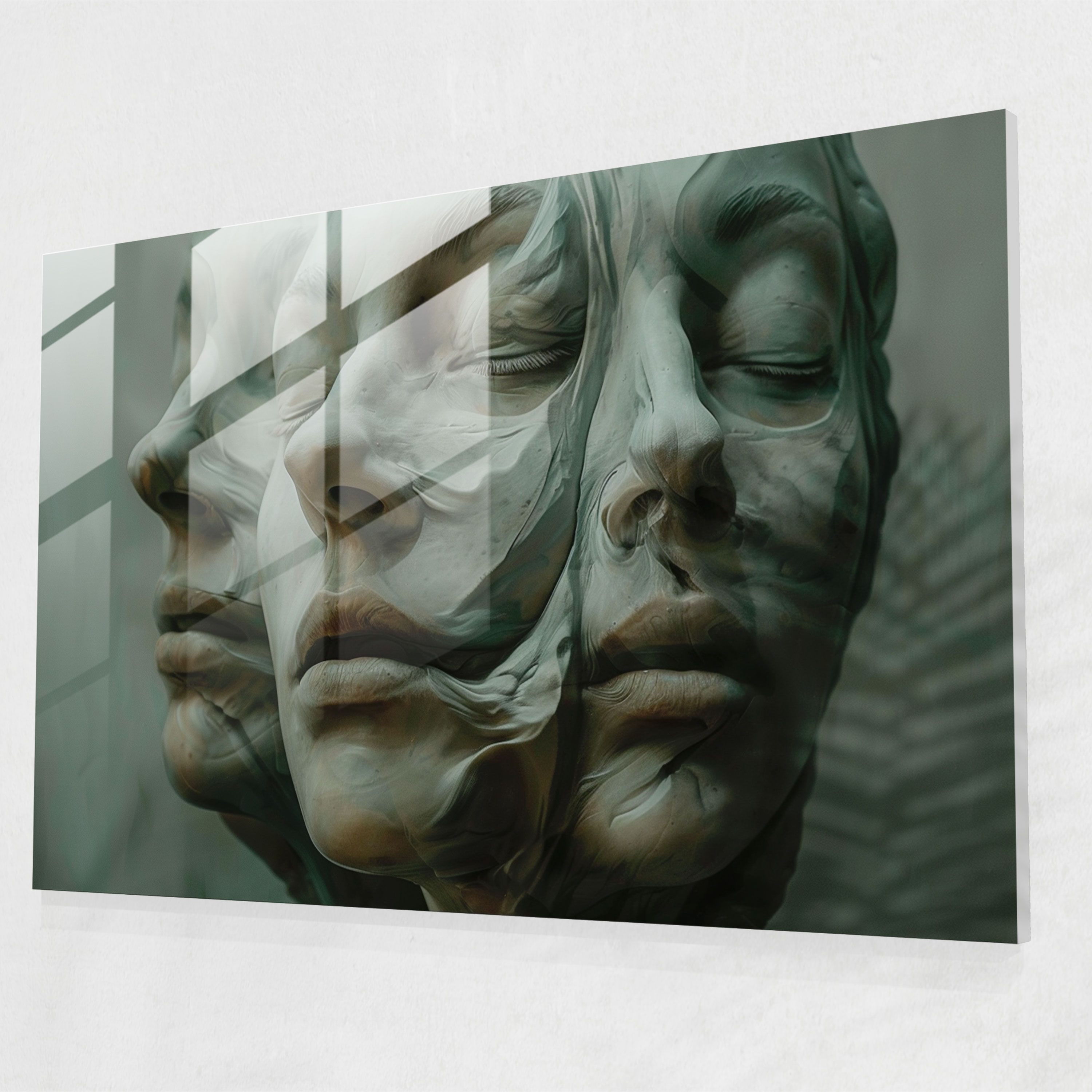 Surrealism Modern Art - Morphing Faces - Surrealism Art, Home Decoration, Surrealism Art, Wall Decoration