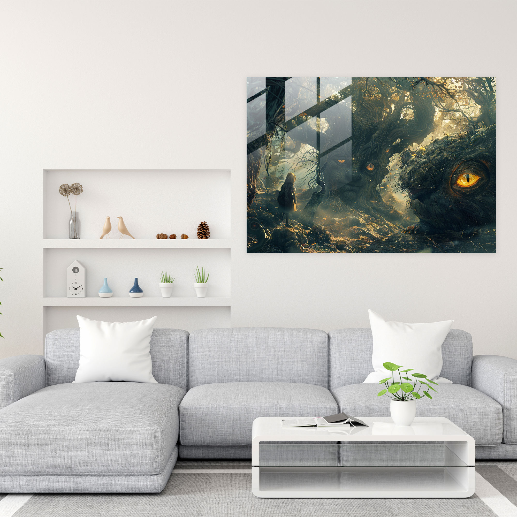 Surrealism Home Decoration - Fantastical Forest Creatures - Surrealism Art, Wall Decoration, Surrealism Art, Home Decoration