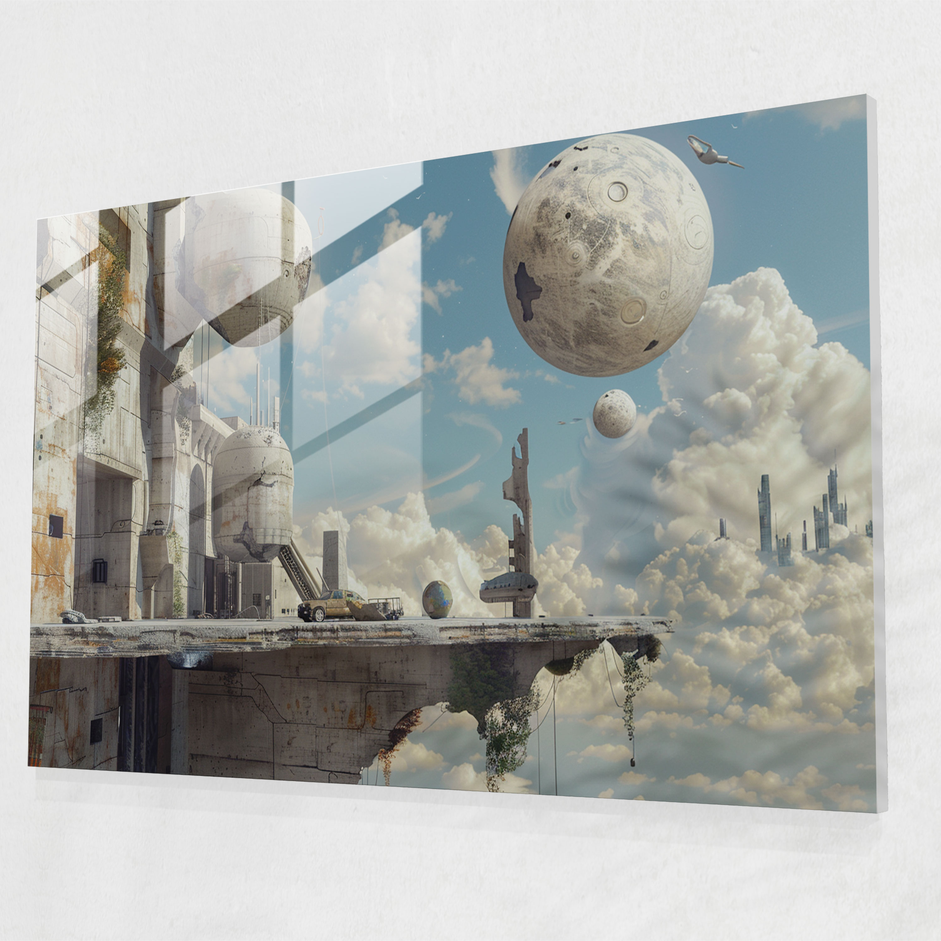 Surrealism Wall Decoration - Levitating Objects - Surrealism Art, Surrealism Art, Wall Decoration, Home Decoration