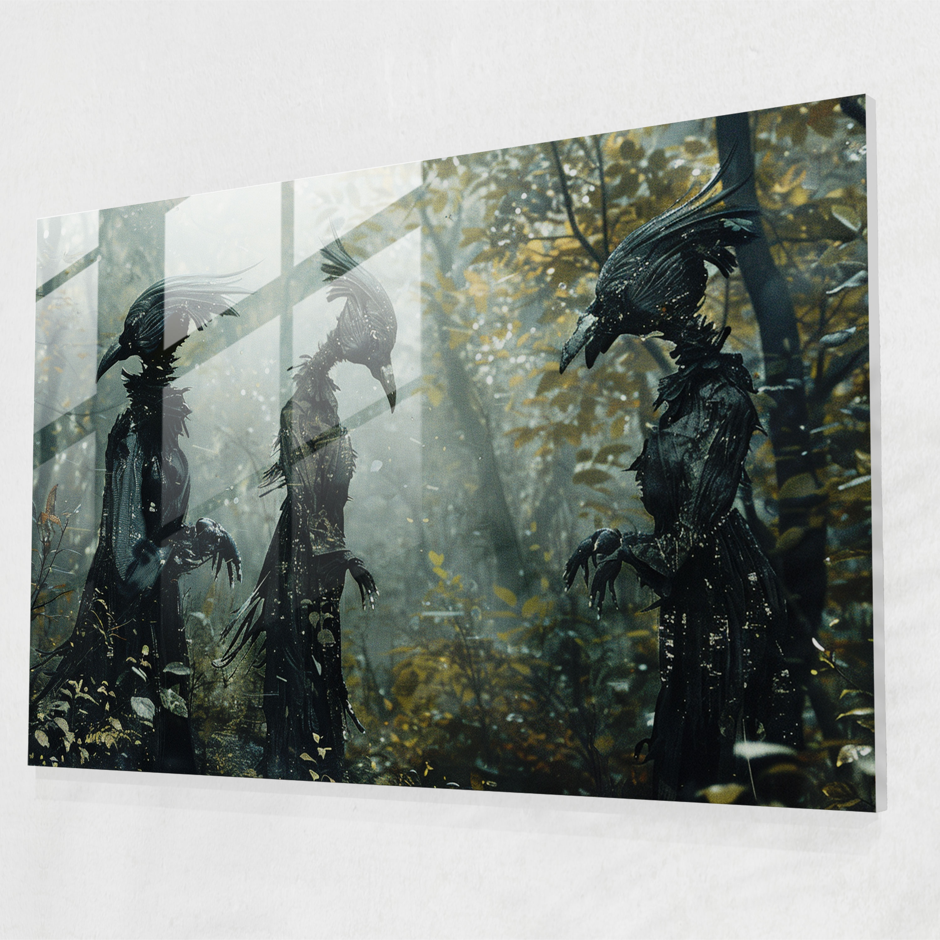 Surrealism Art Home Decoration - Surrealism Art, Glass Print, Modern Art, Home Decoration
