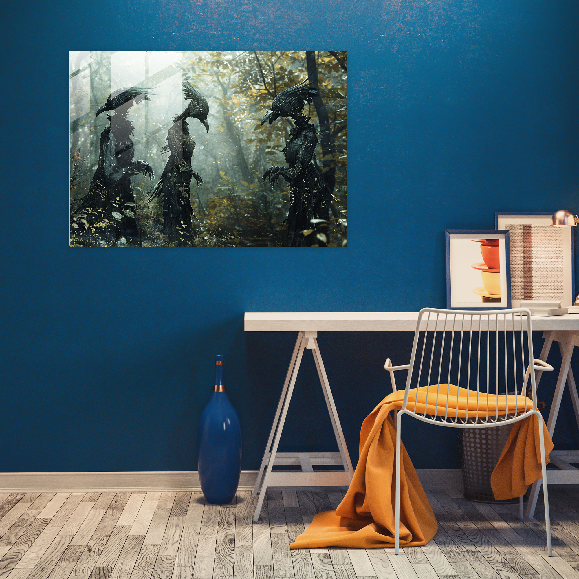 Surrealism Art Home Decoration - Surrealism Art, Glass Print, Modern Art, Home Decoration