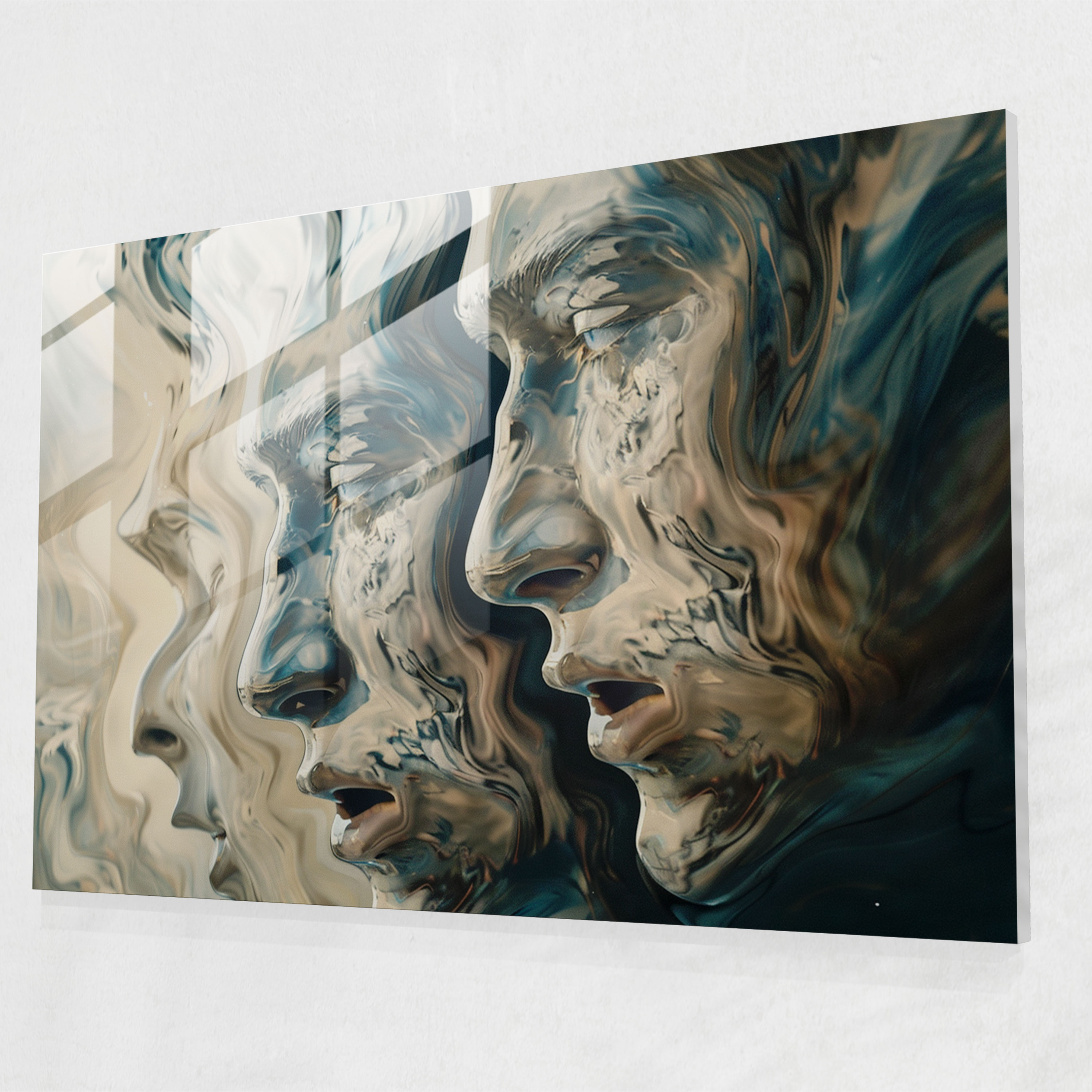 Surrealism Art Glass Art - Surrealism Art, Home Decoration, Modern Art, Surrealism Art