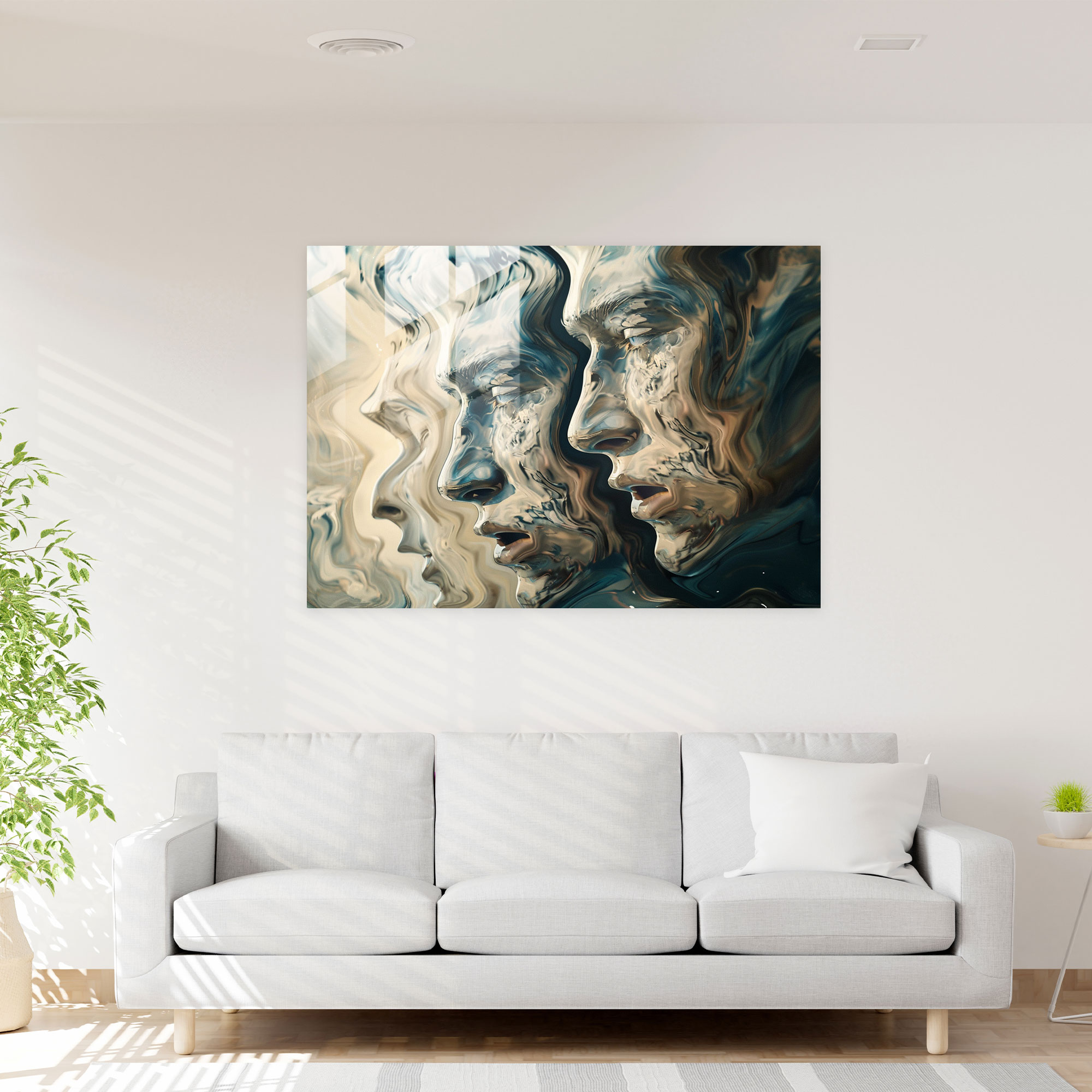 Surrealism Art Glass Art - Surrealism Art, Home Decoration, Modern Art, Surrealism Art