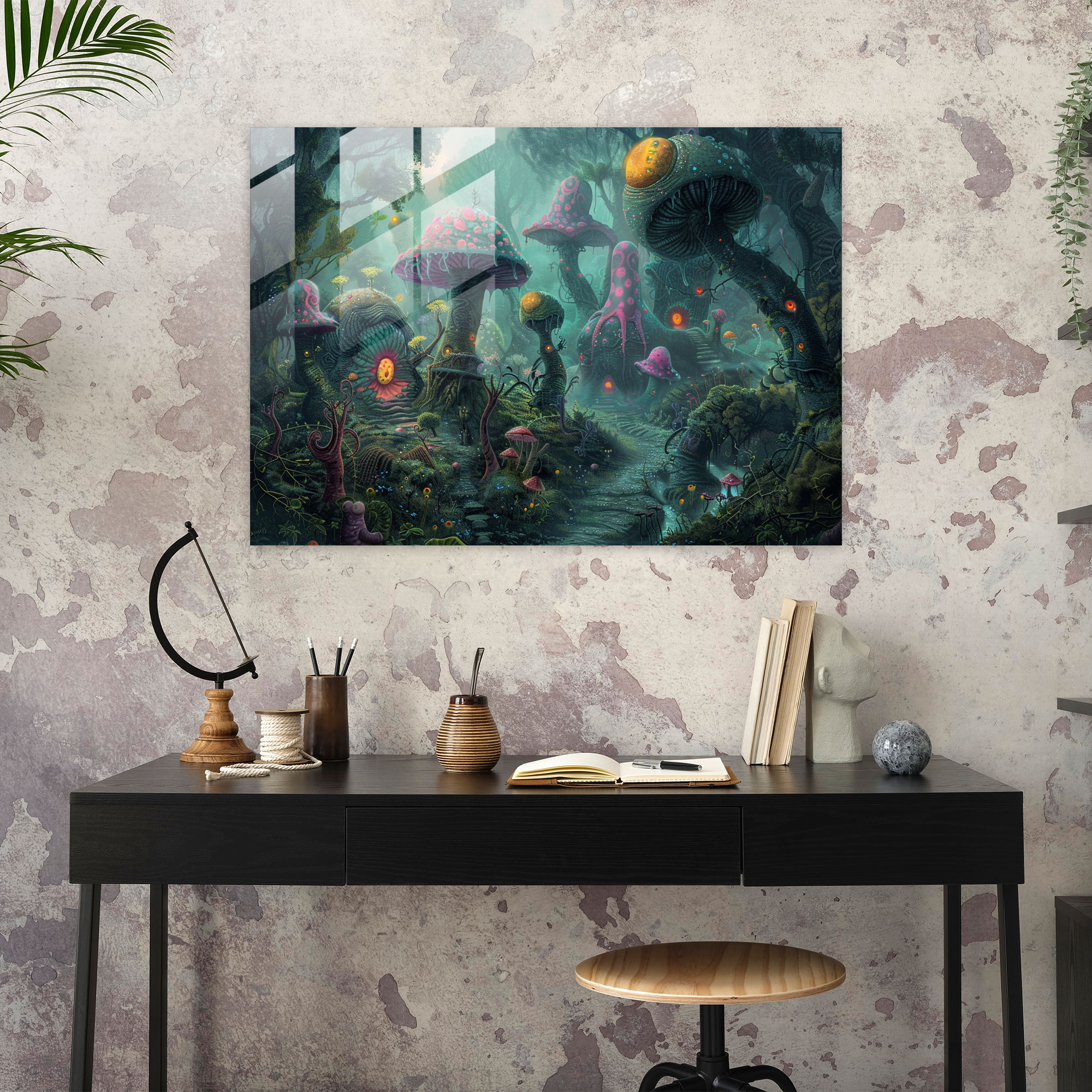 Surrealism Art Home Decoration - Surrealism Art, Home Decoration, Glass Print, Modern Art