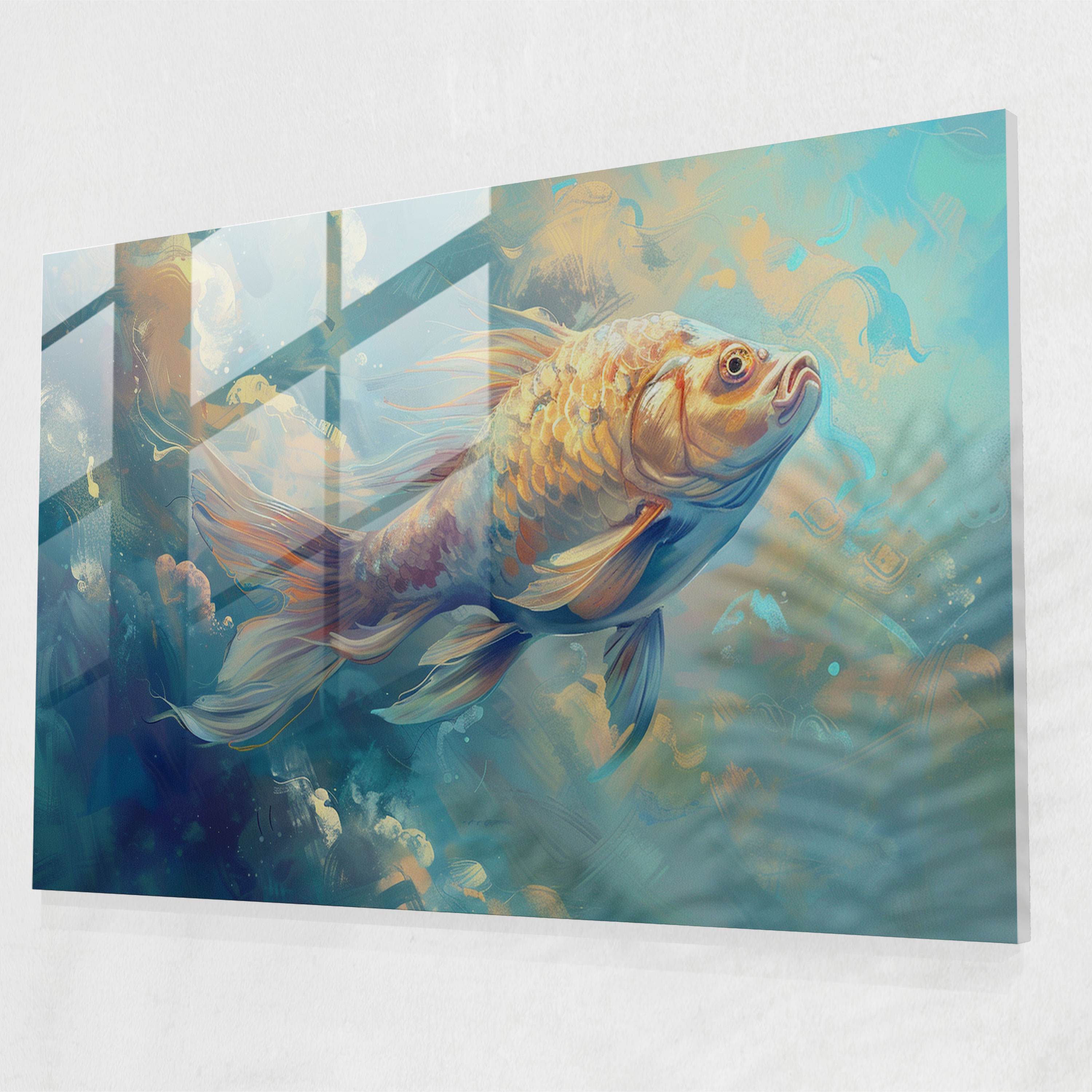 Surrealism Art Wall Decoration - Surrealism Art, Modern Art, Glass Wall Art, Sky