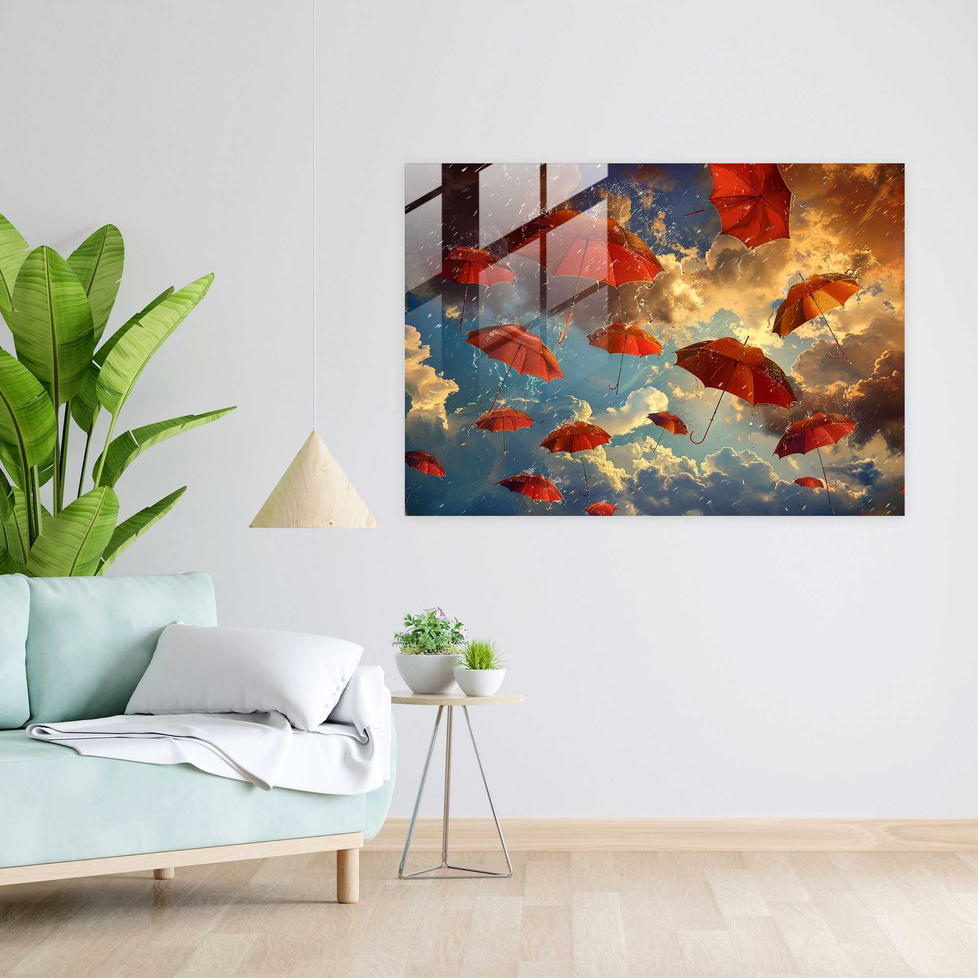 Surrealism Art Glass Print - Surrealism Art, Surrealism Art, Glass Print, Modern Art