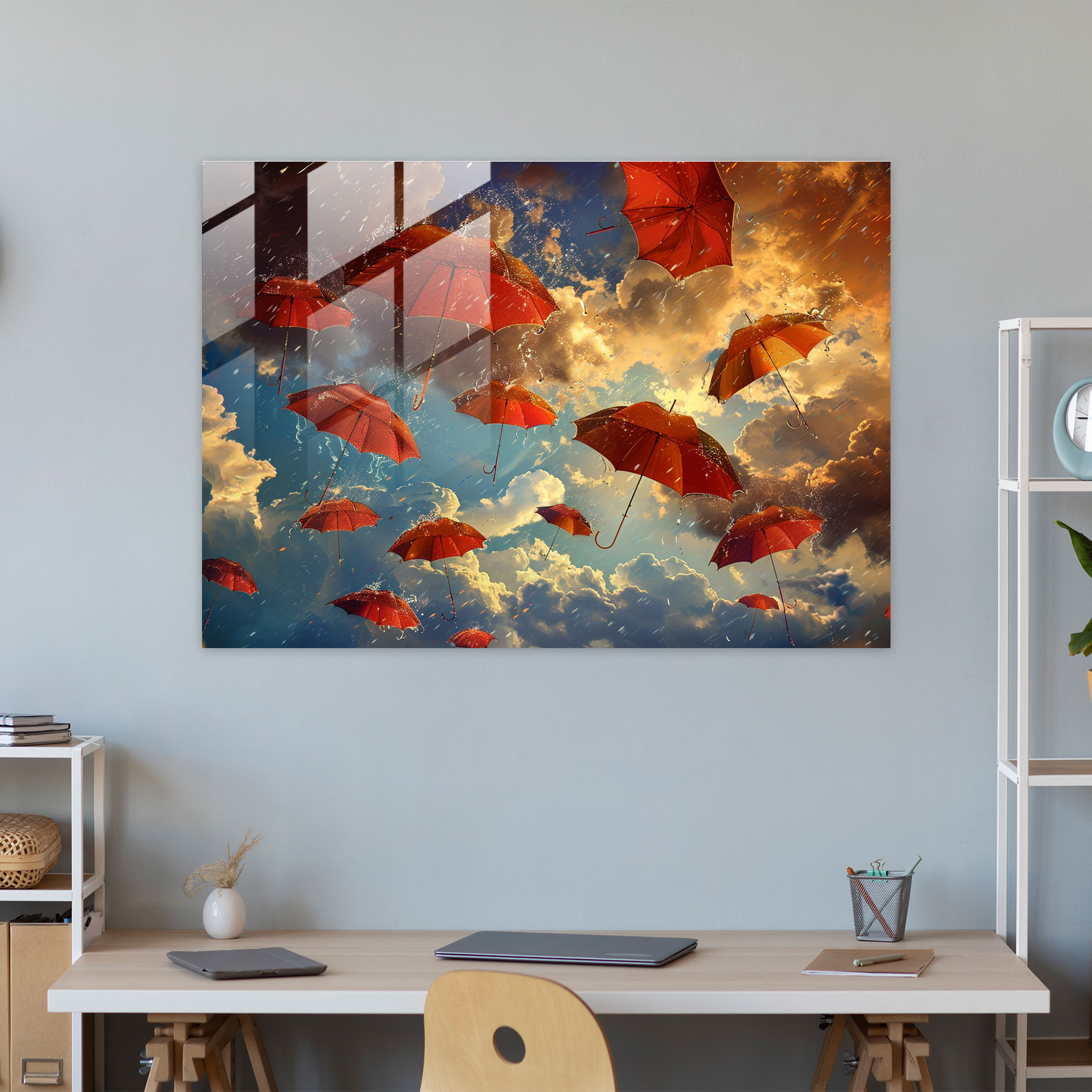 Surrealism Art Glass Print - Surrealism Art, Surrealism Art, Glass Print, Modern Art