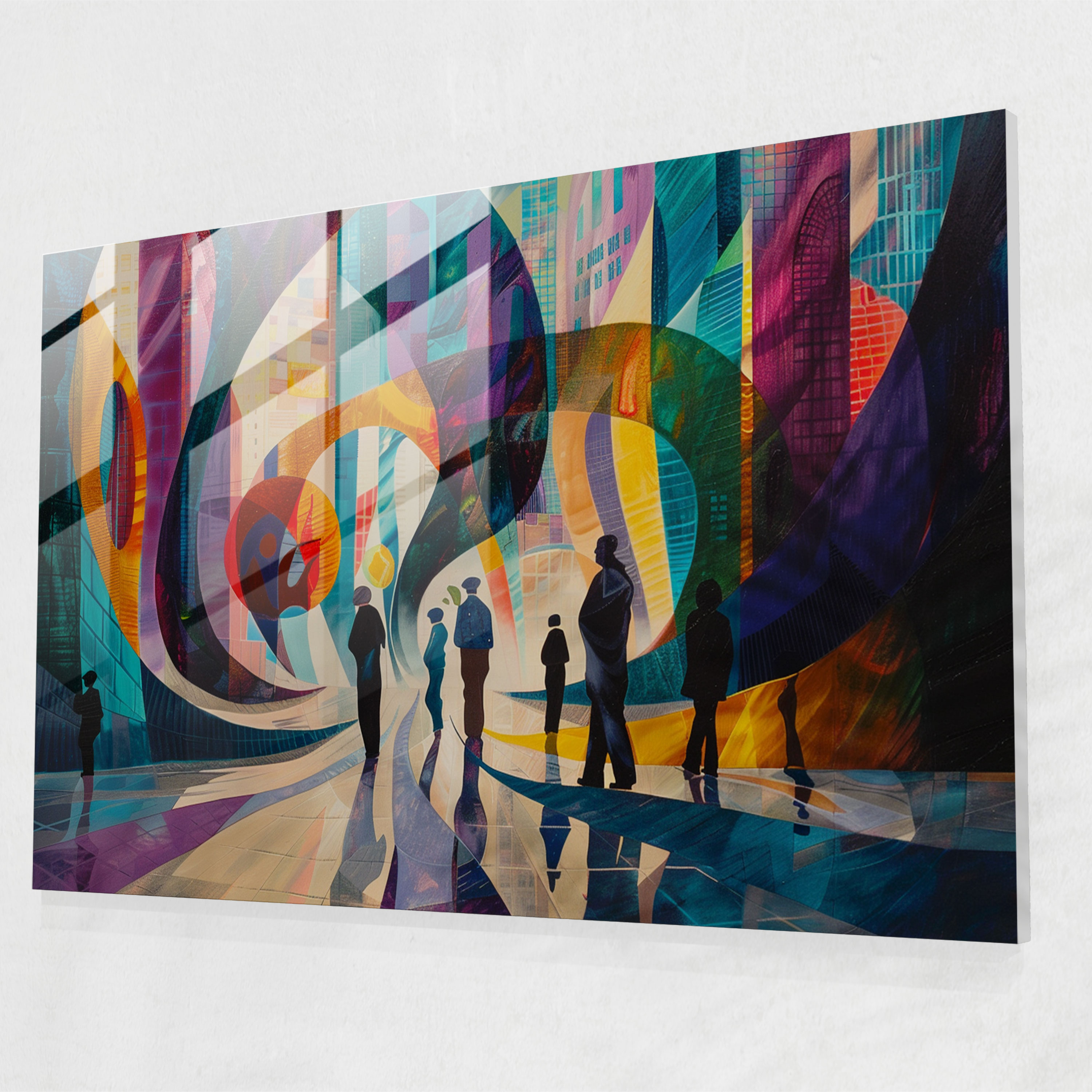 Surrealism Art Glass Wall Art - Surrealism Art, Wall Decoration, Surrealism Art, Glass Wall Art