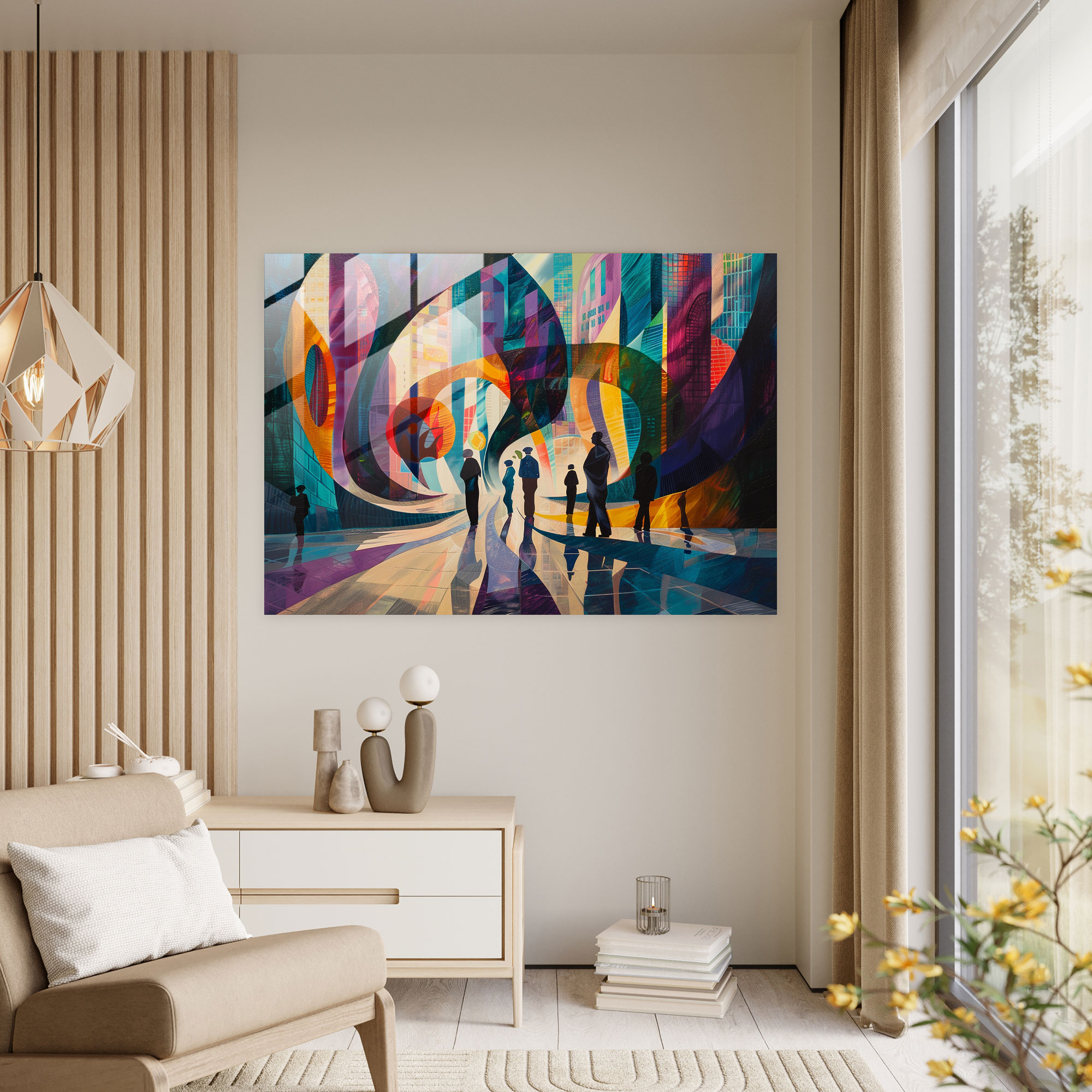 Surrealism Art Glass Wall Art - Surrealism Art, Wall Decoration, Surrealism Art, Glass Wall Art