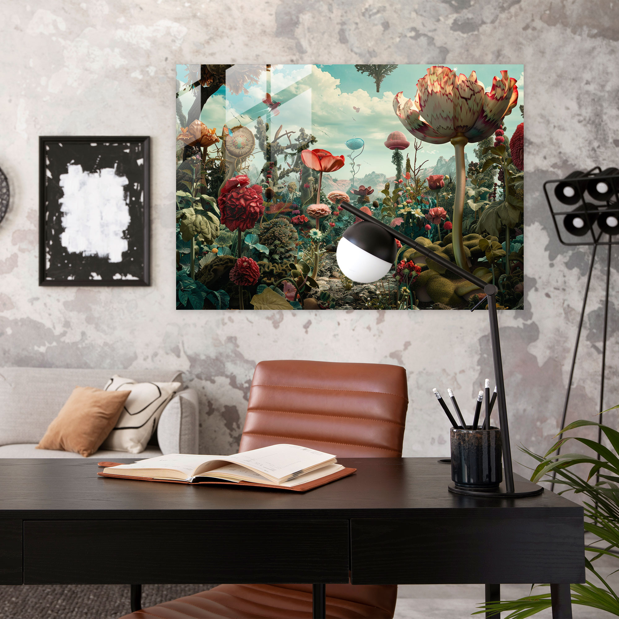 Surrealism Art Home Decoration - Surrealism Art, Surrealism Art, Modern Art, Glass Print