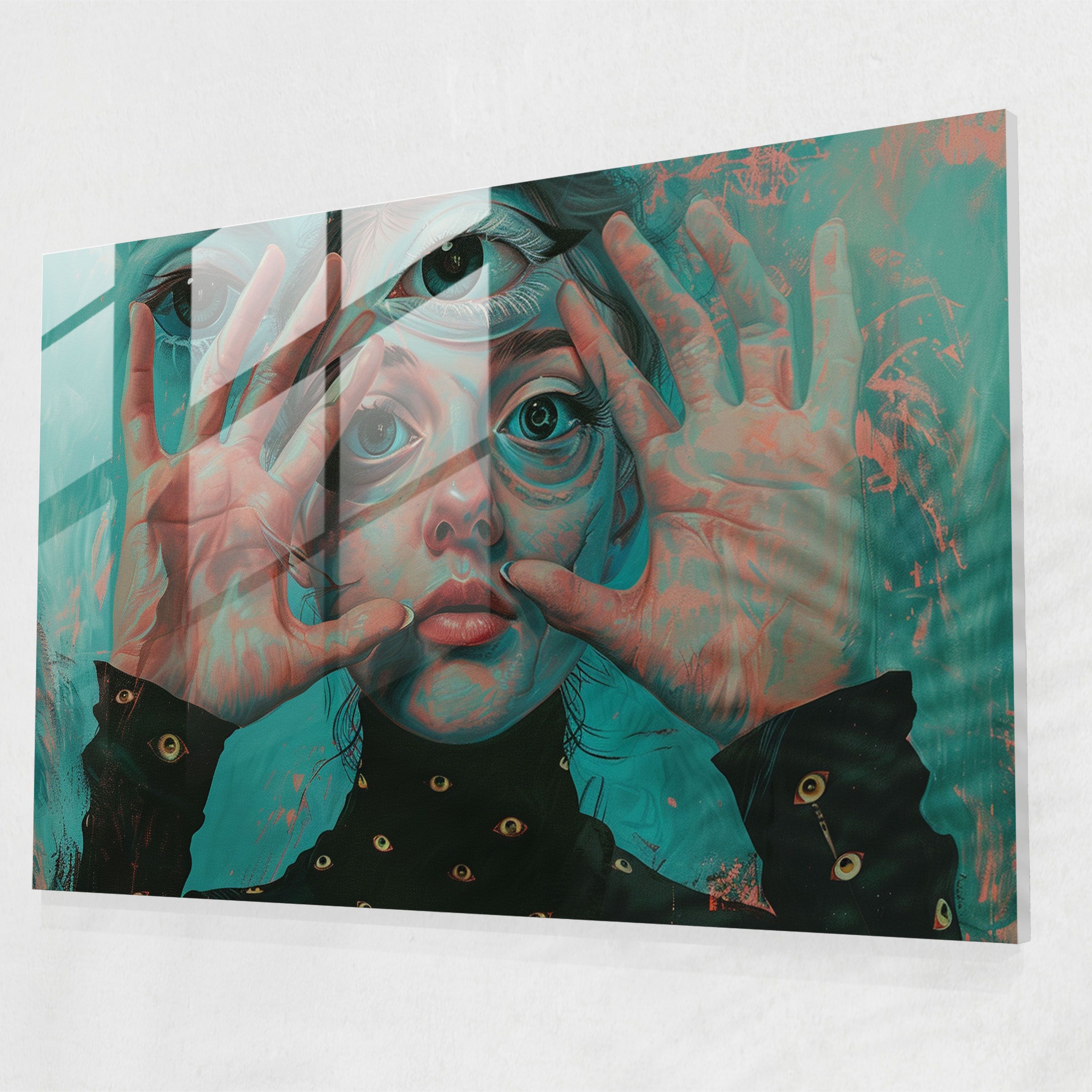 Surrealism Art Glass Art - Surrealism Art, Home Decoration, Surrealism Art, Modern Art