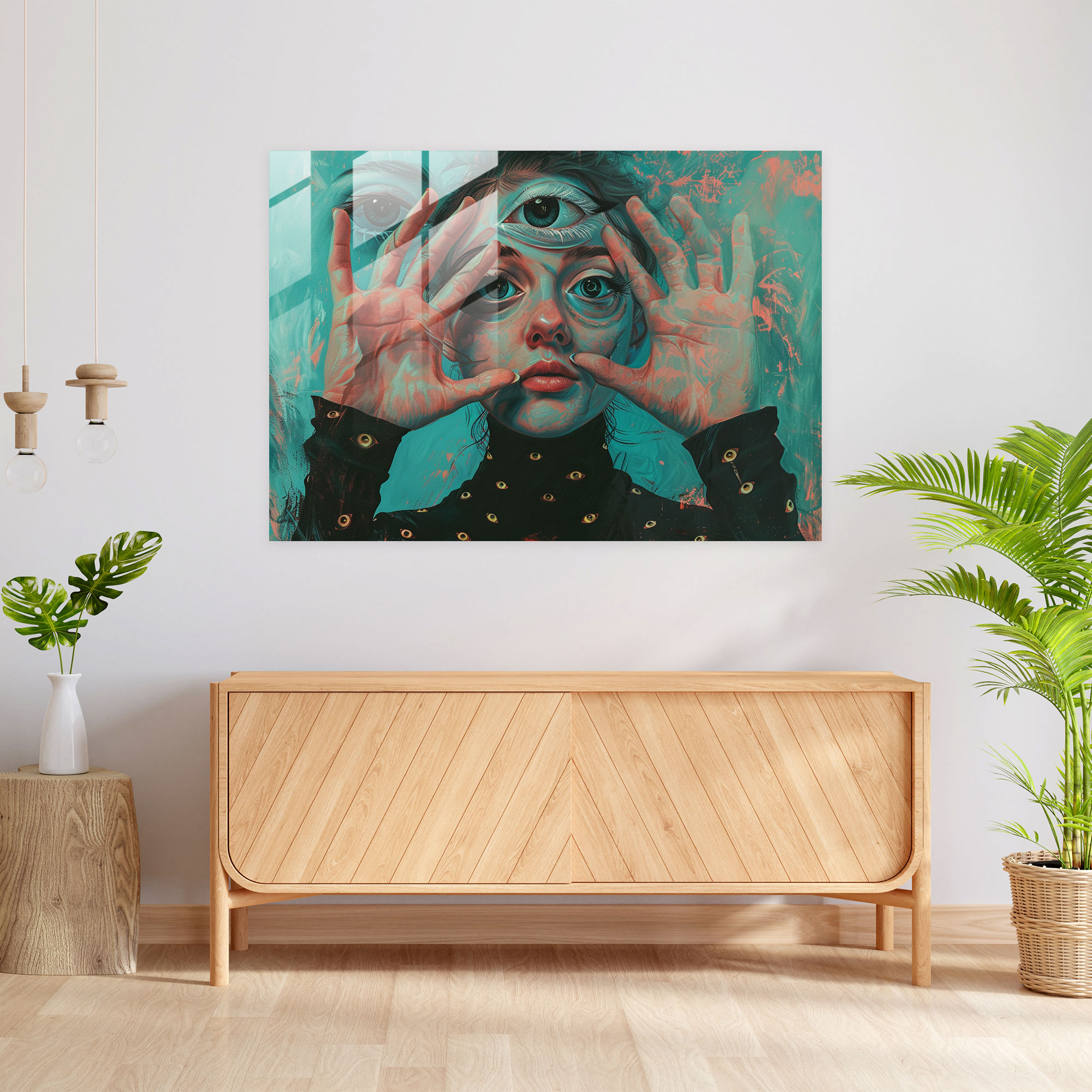 Surrealism Art Glass Art - Surrealism Art, Home Decoration, Surrealism Art, Modern Art