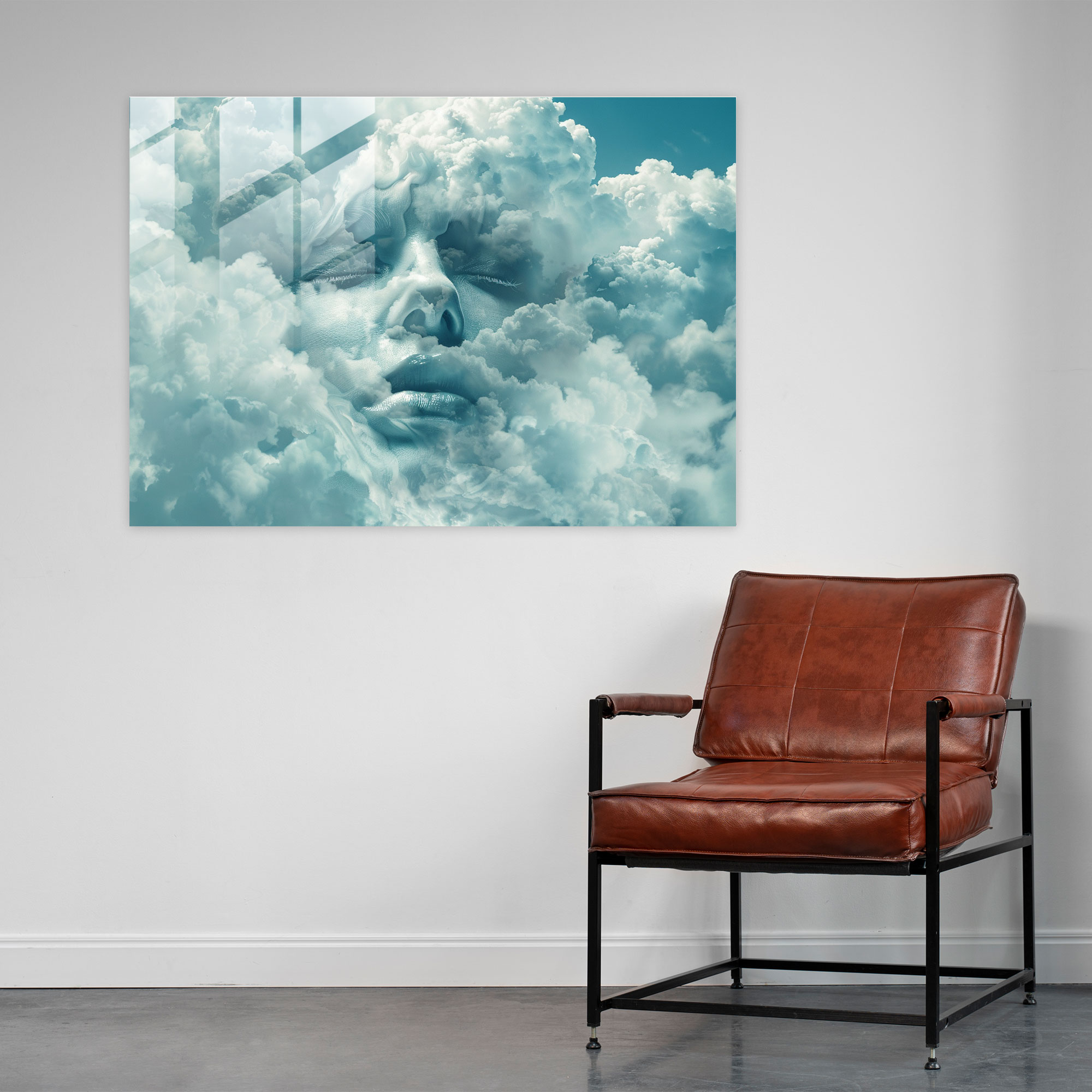 Surrealism Art Glass Print - Surrealism Art, Wall Decoration, Home Decoration, Surrealism Art