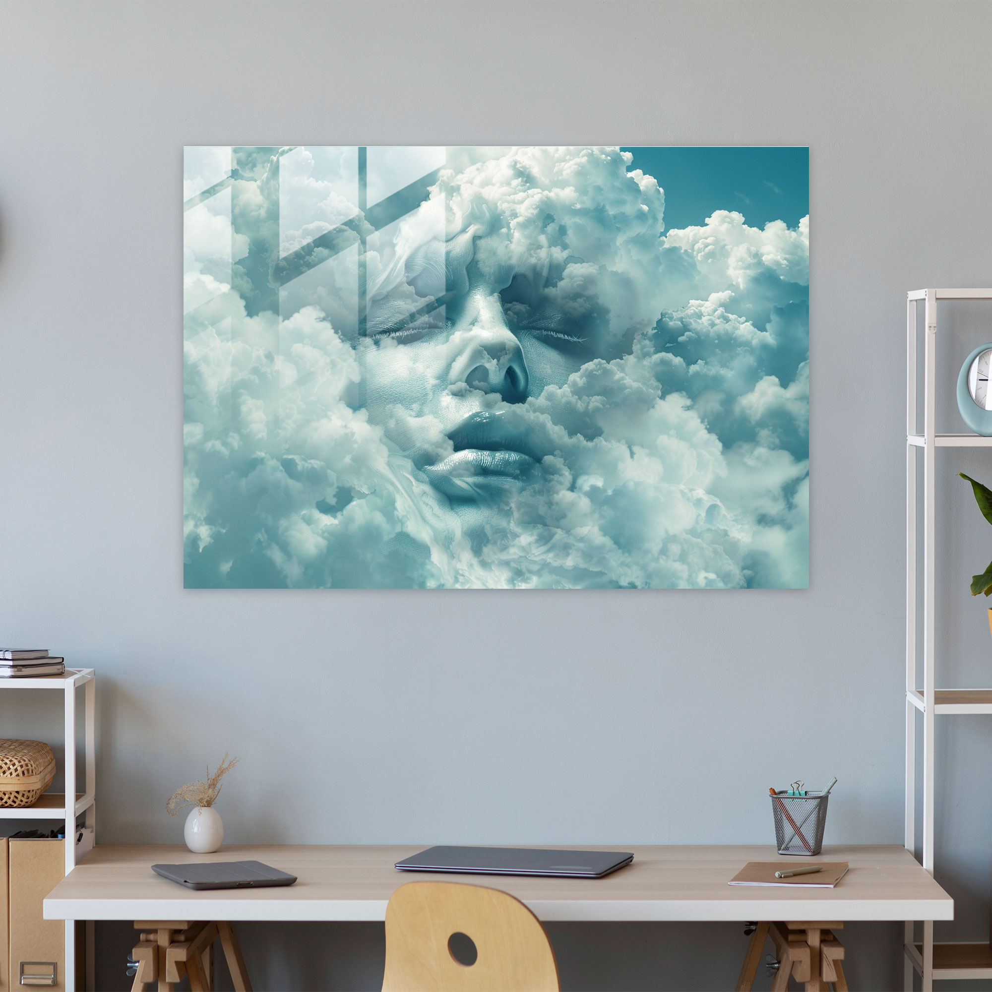 Surrealism Art Glass Print - Surrealism Art, Wall Decoration, Home Decoration, Surrealism Art