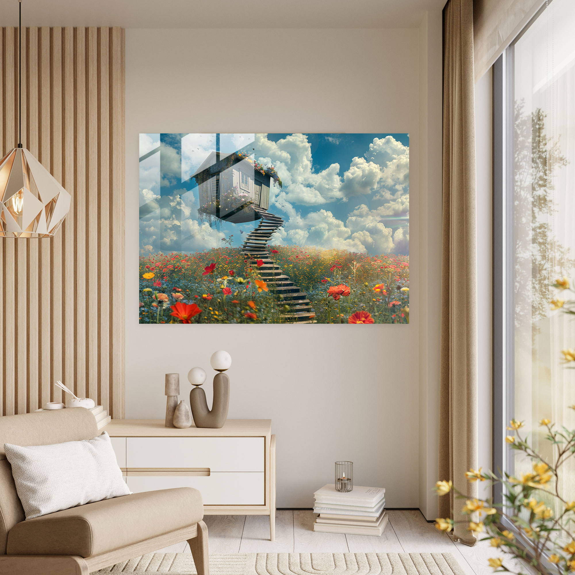 Surrealism Wall Decoration House - Surrealism Art, Surrealism Art, Wall Decoration, Glass Print