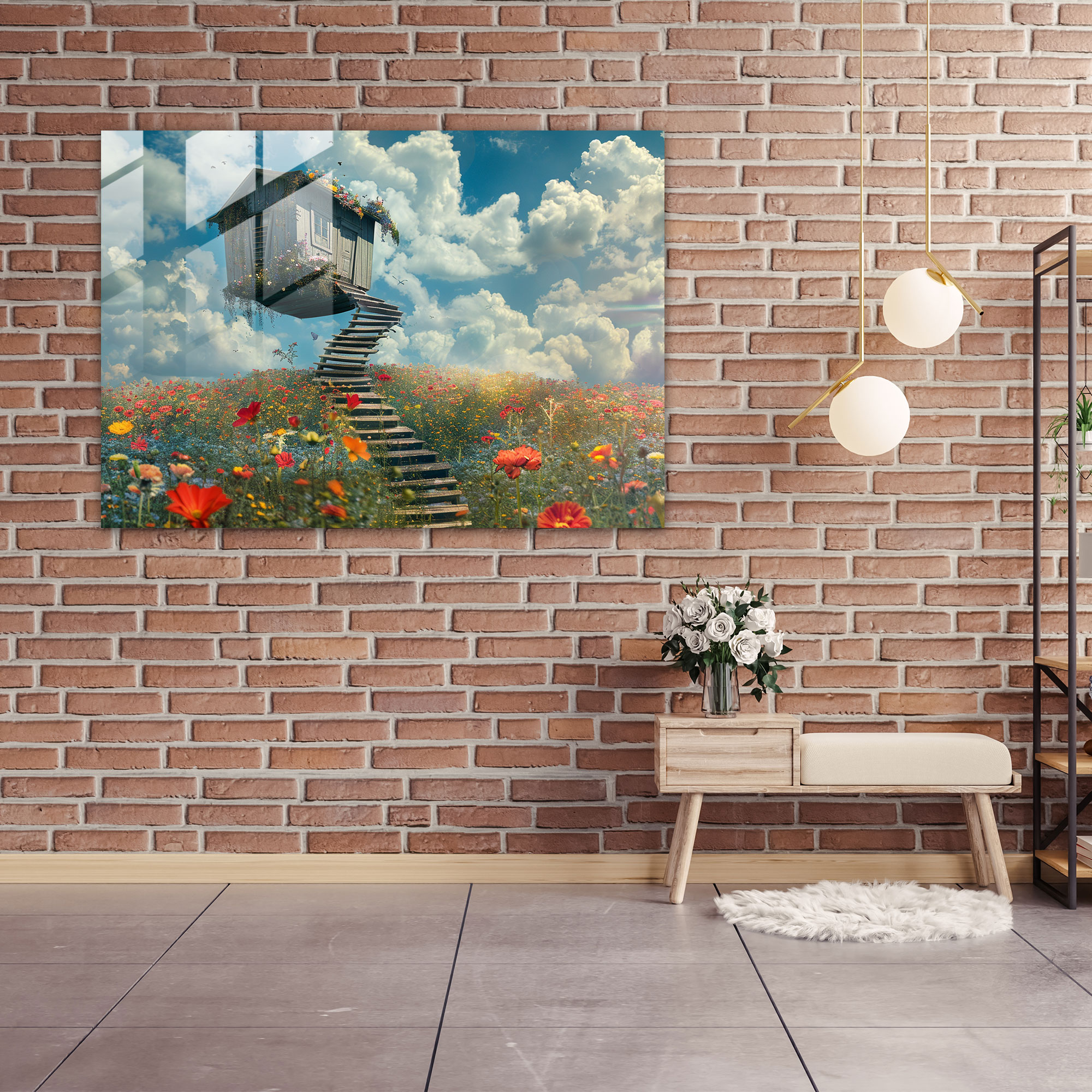 Surrealism Wall Decoration House - Surrealism Art, Surrealism Art, Wall Decoration, Glass Print