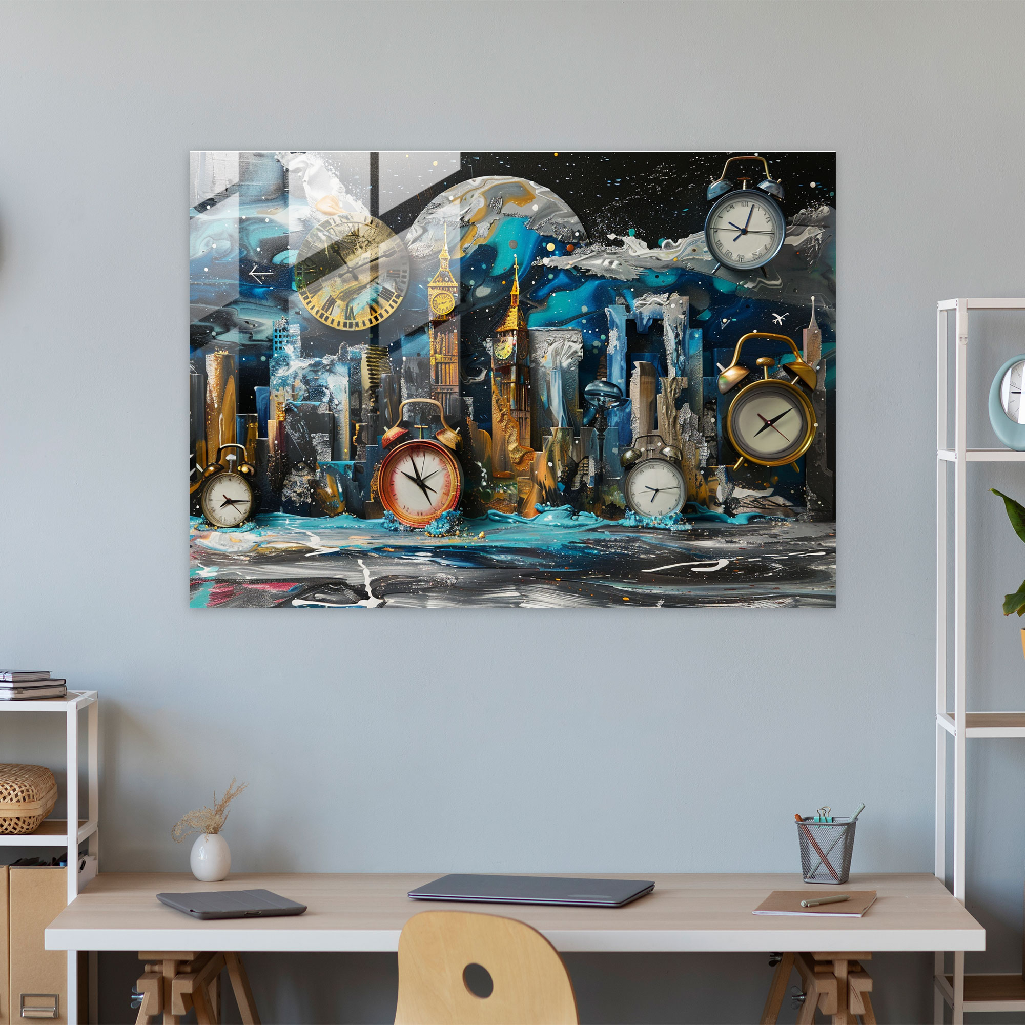Surrealism Glass Wall Art - Surrealism Art, Wall Decoration, Surrealism Art, Glass Wall Art