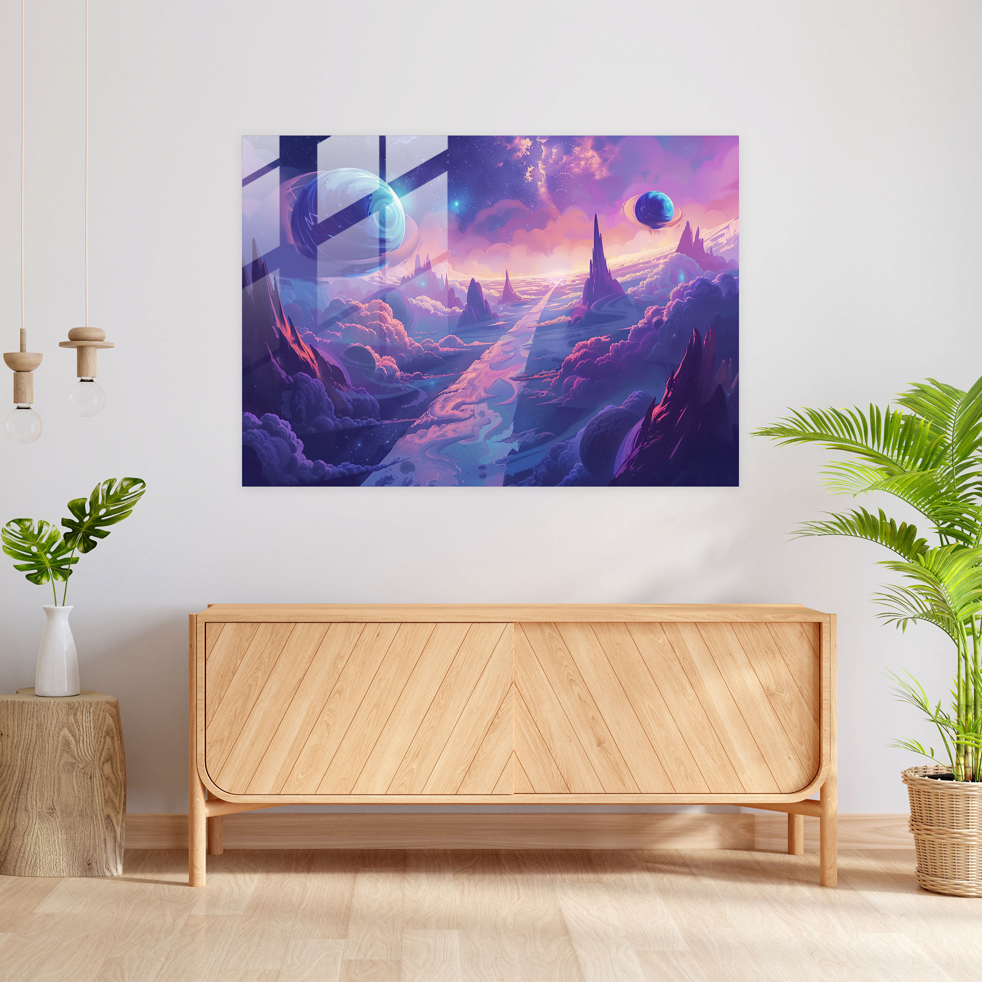 Surrealism Glass Wall Art - Surrealism Art, Home Decoration, Glass Wall Art, Surrealism Art
